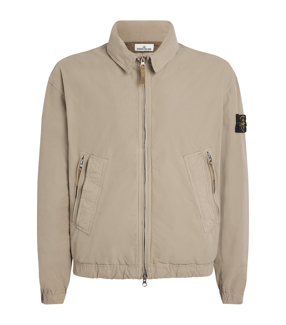 Technical Microfibre Concealed-Hood Jacket