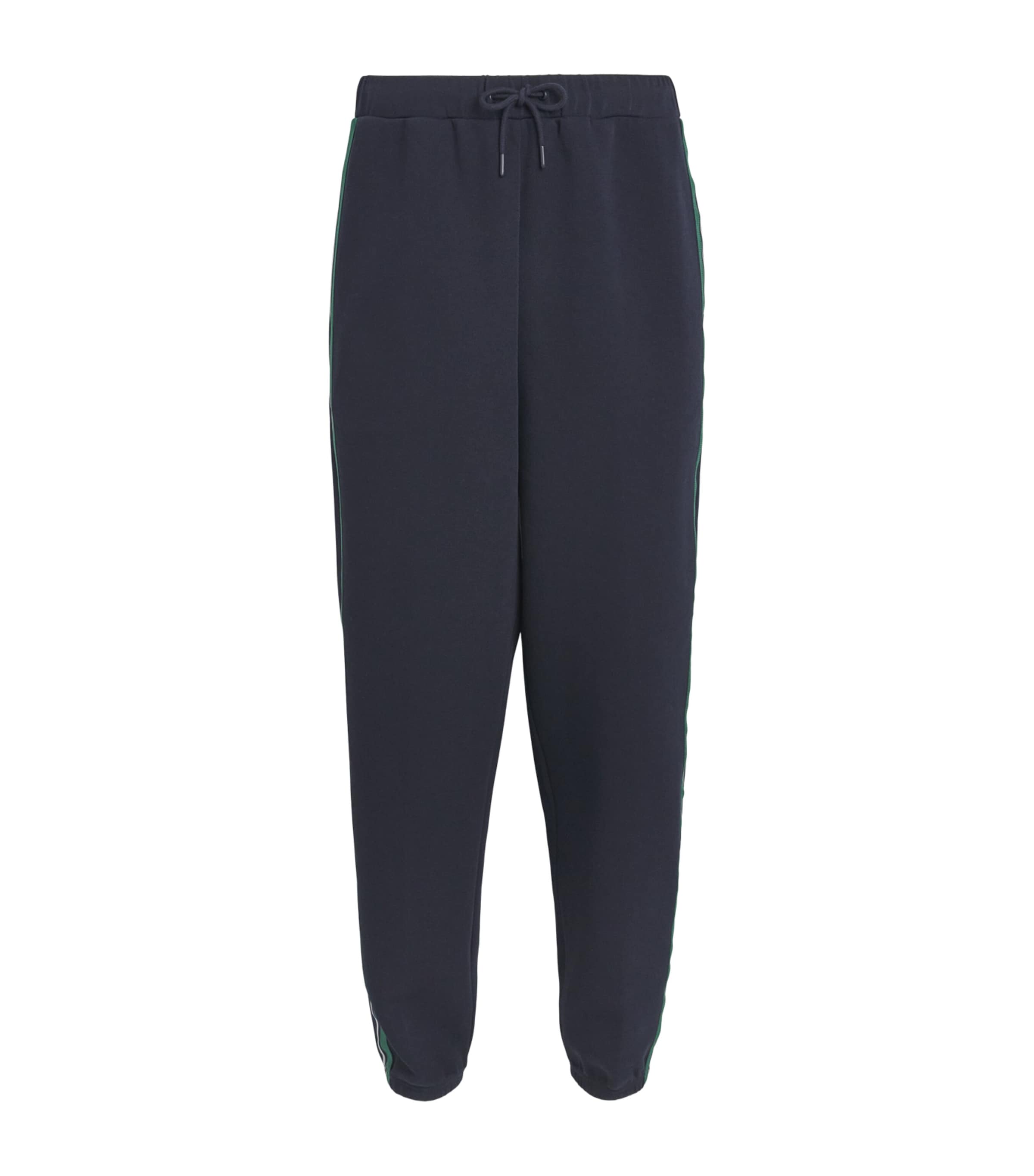 Fred Perry Mens Contrast Tape Sweatpants Navy