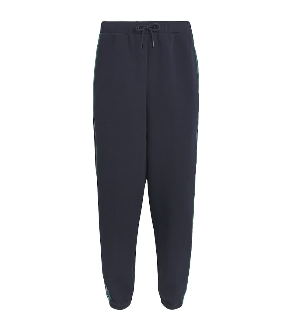 Fred Perry Mens Contrast Tape Sweatpants Navy