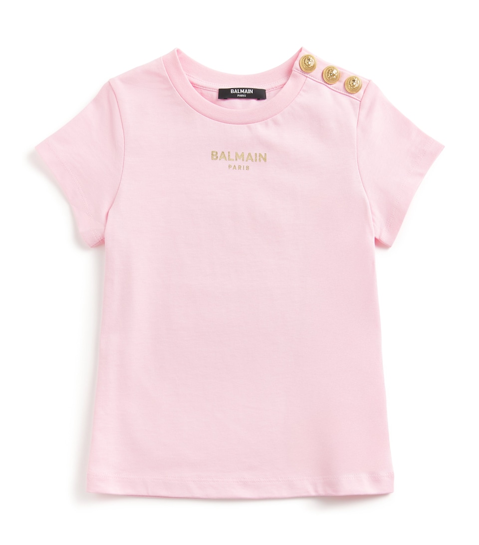 Button-Detail T-Shirt (4-14 Years)