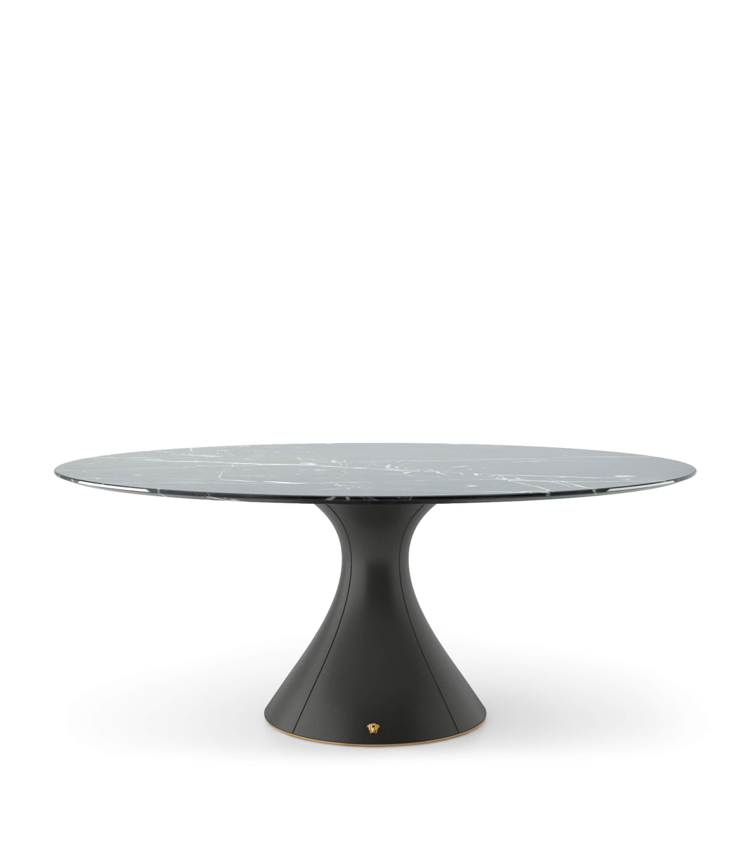 Marble and Leather Discovery Dining Table