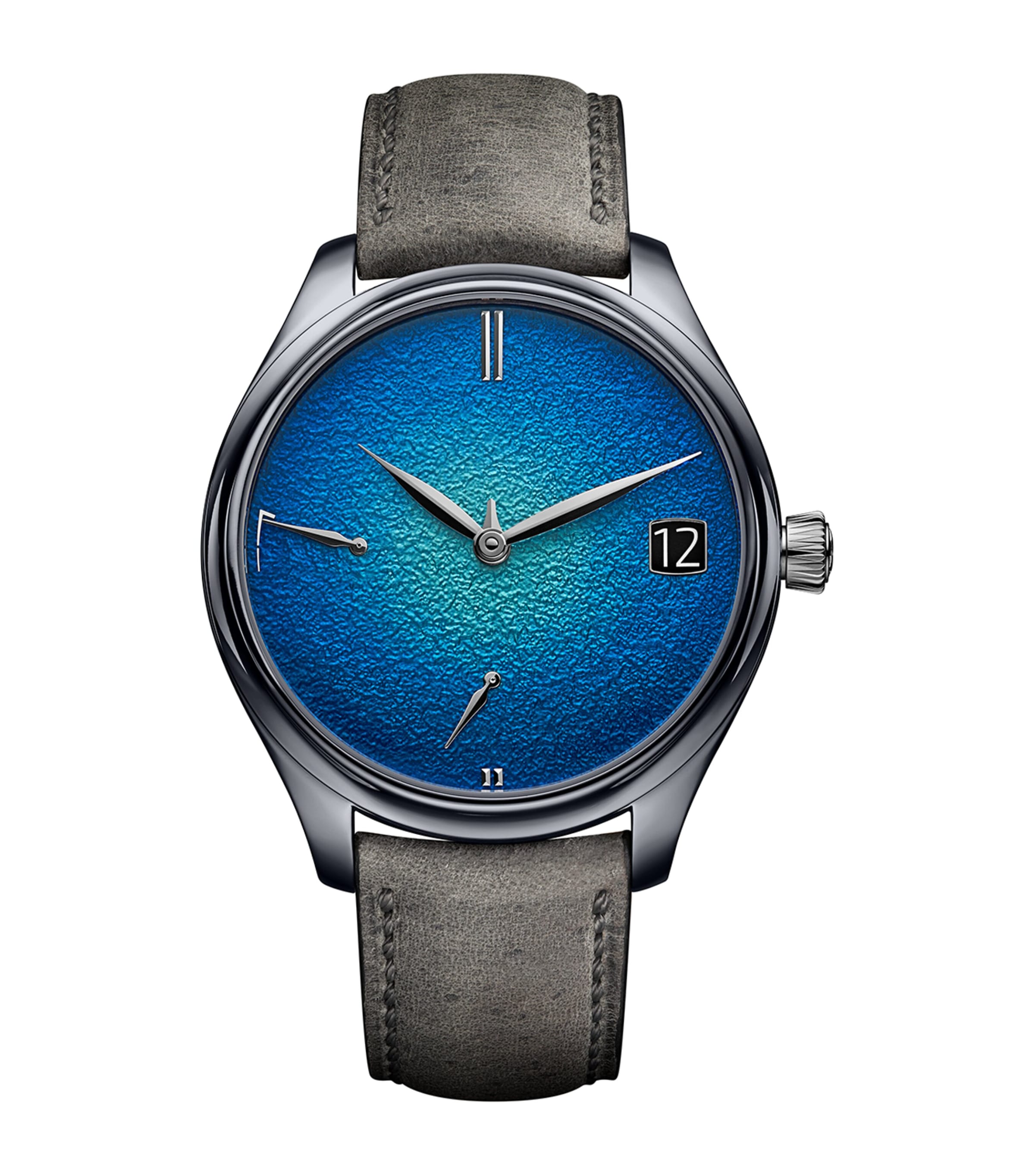 H. Moser & Cie Tantalum Endeavour Perpetual Calendar Watch 42mm Blue