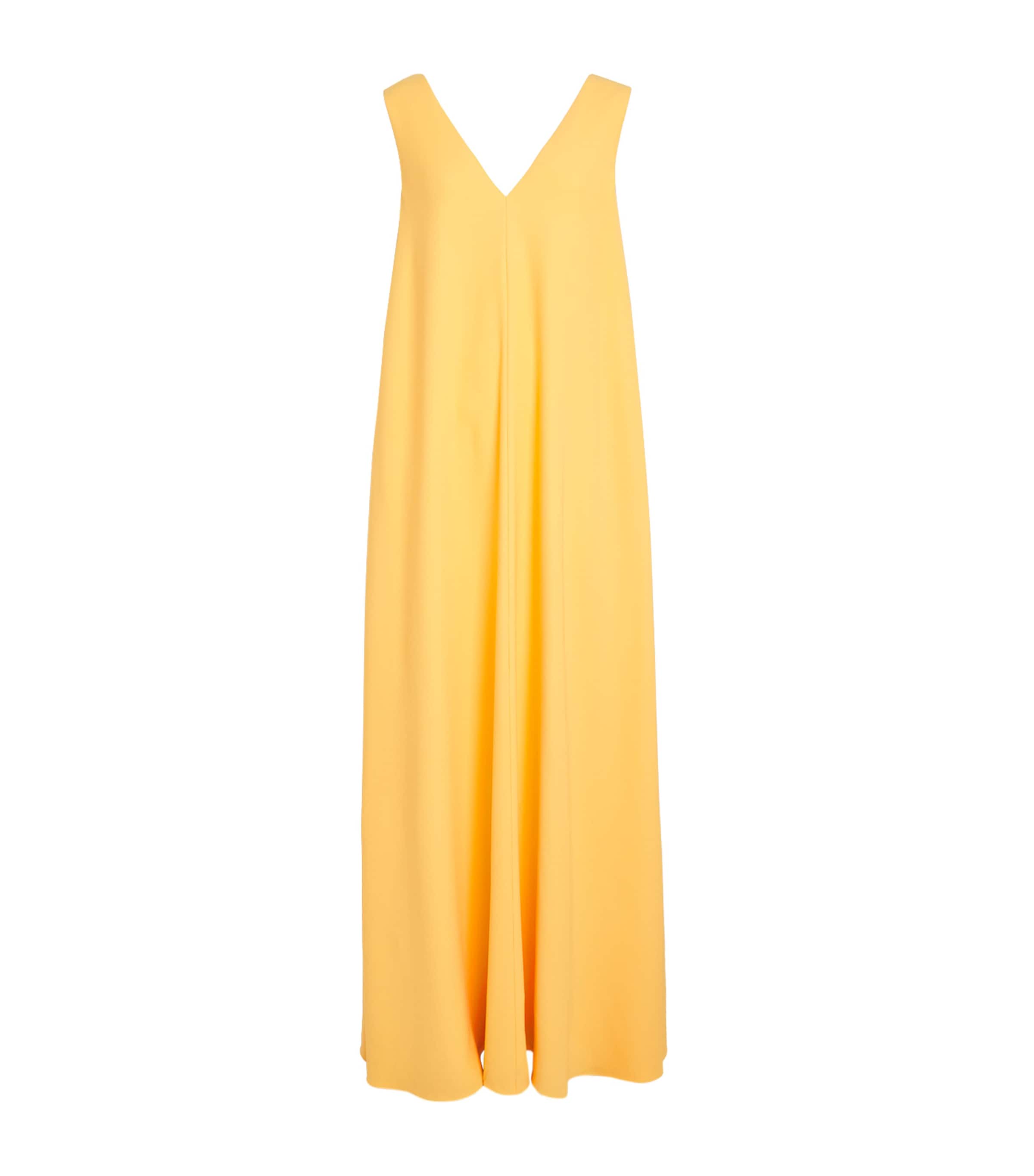 Lafayette 148 Womens Crepe V-Neck Maxi Dress Daisy Daisy