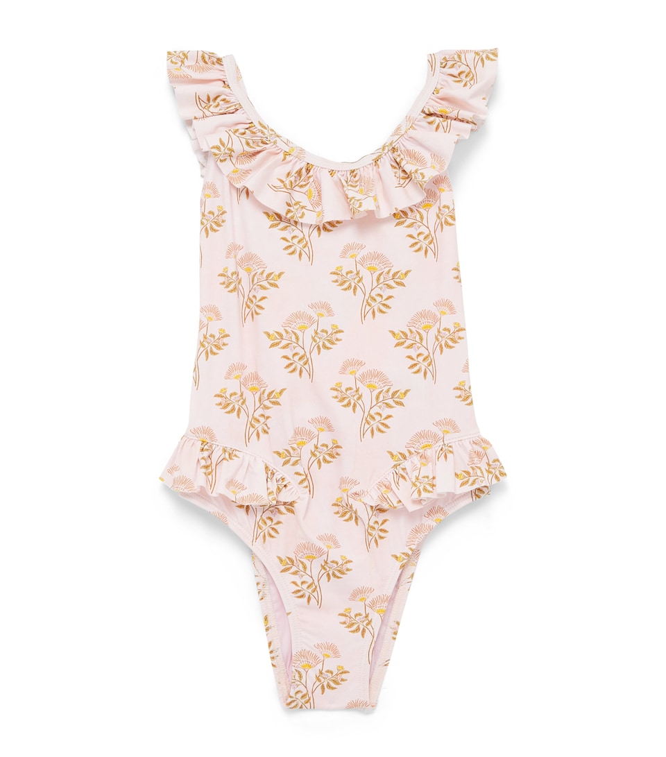 Lison Paris Jasmine One-Piece Swimsuit (4-12 Years) Rose Vert