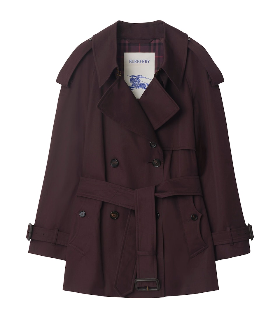 Gabardine Fitzrovia Short Trench Coat