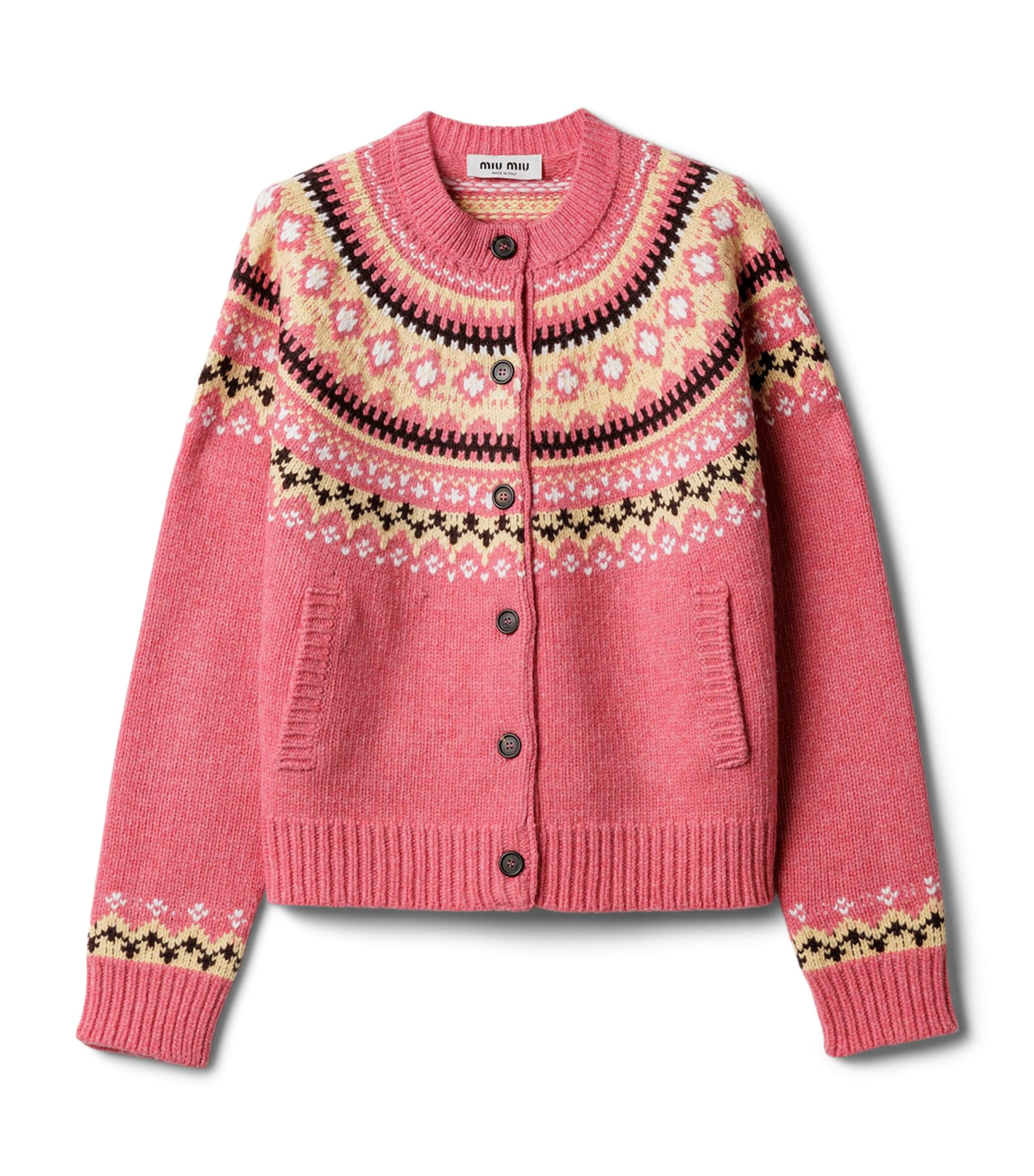 Wool Fair Isle Cardigan