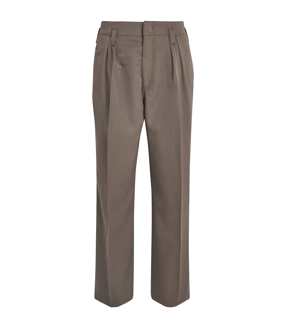 Paul Smith Mens Wool Pleated Trousers