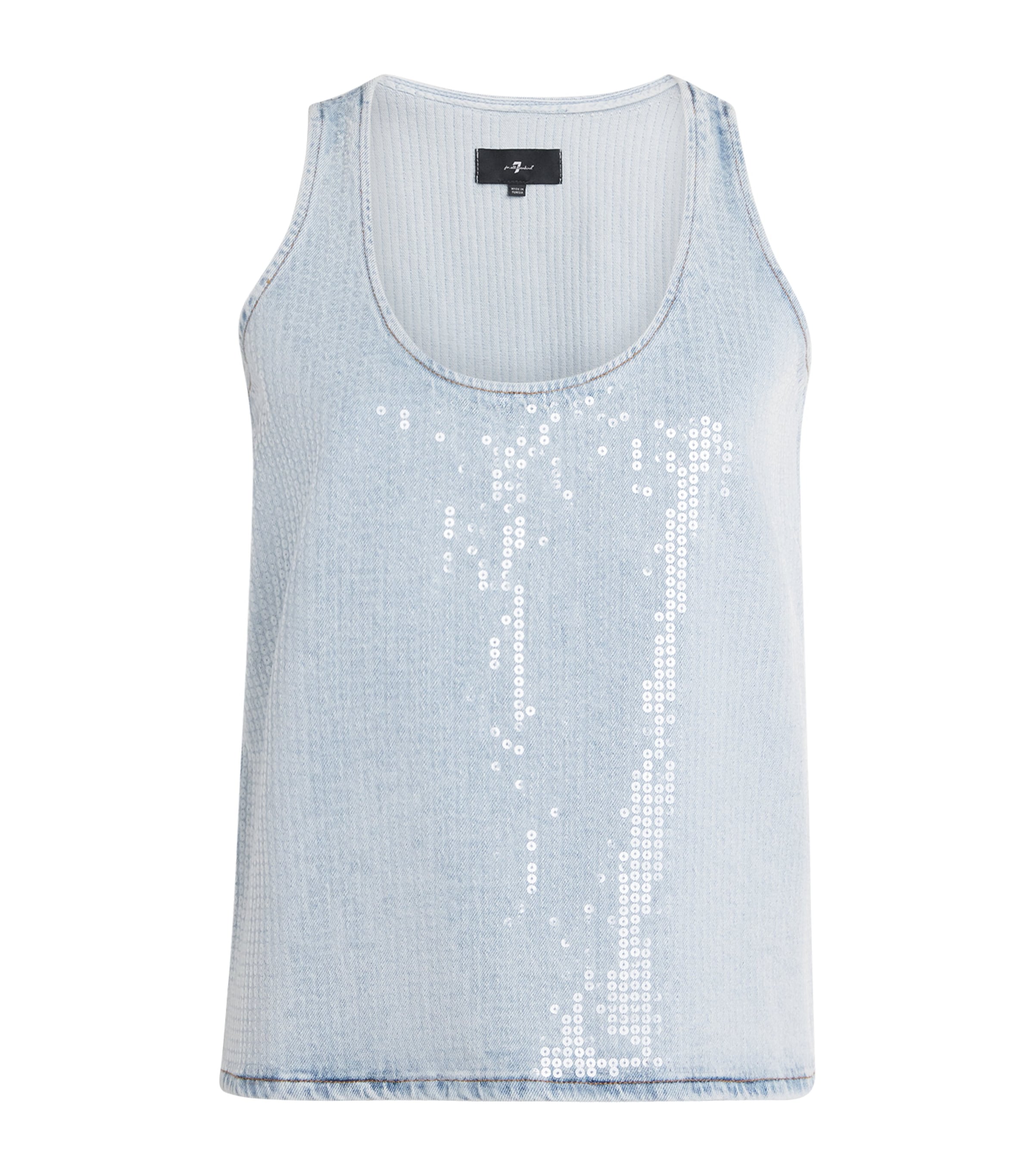 Sequinned Tank Top