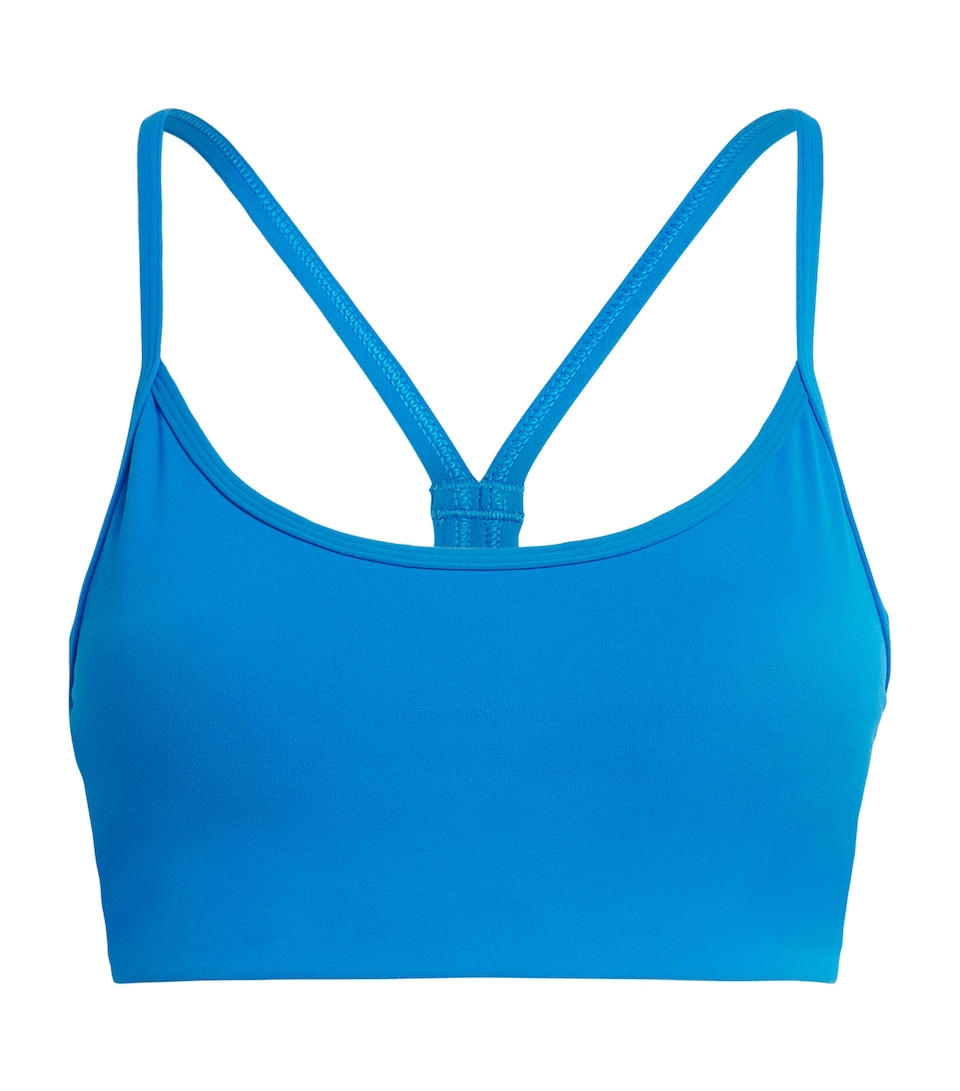 VUORI Womens Stretch-Knit AllTheFeels Sports Bra Reb Regatta Blue