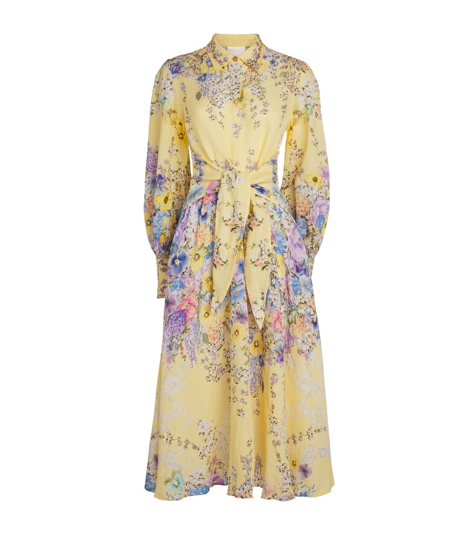 Linen Darling Buds Shirt Dress