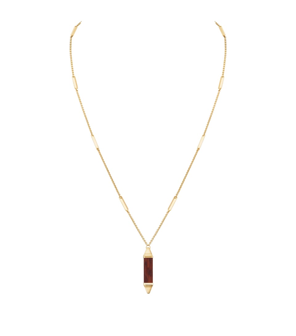 Cartier Yellow Gold and Snakewood Les Berlingots de Cartier Necklace Yellow Gold