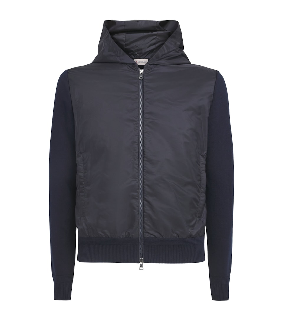 Moncler Mens Hybrid Hooded Cardigan