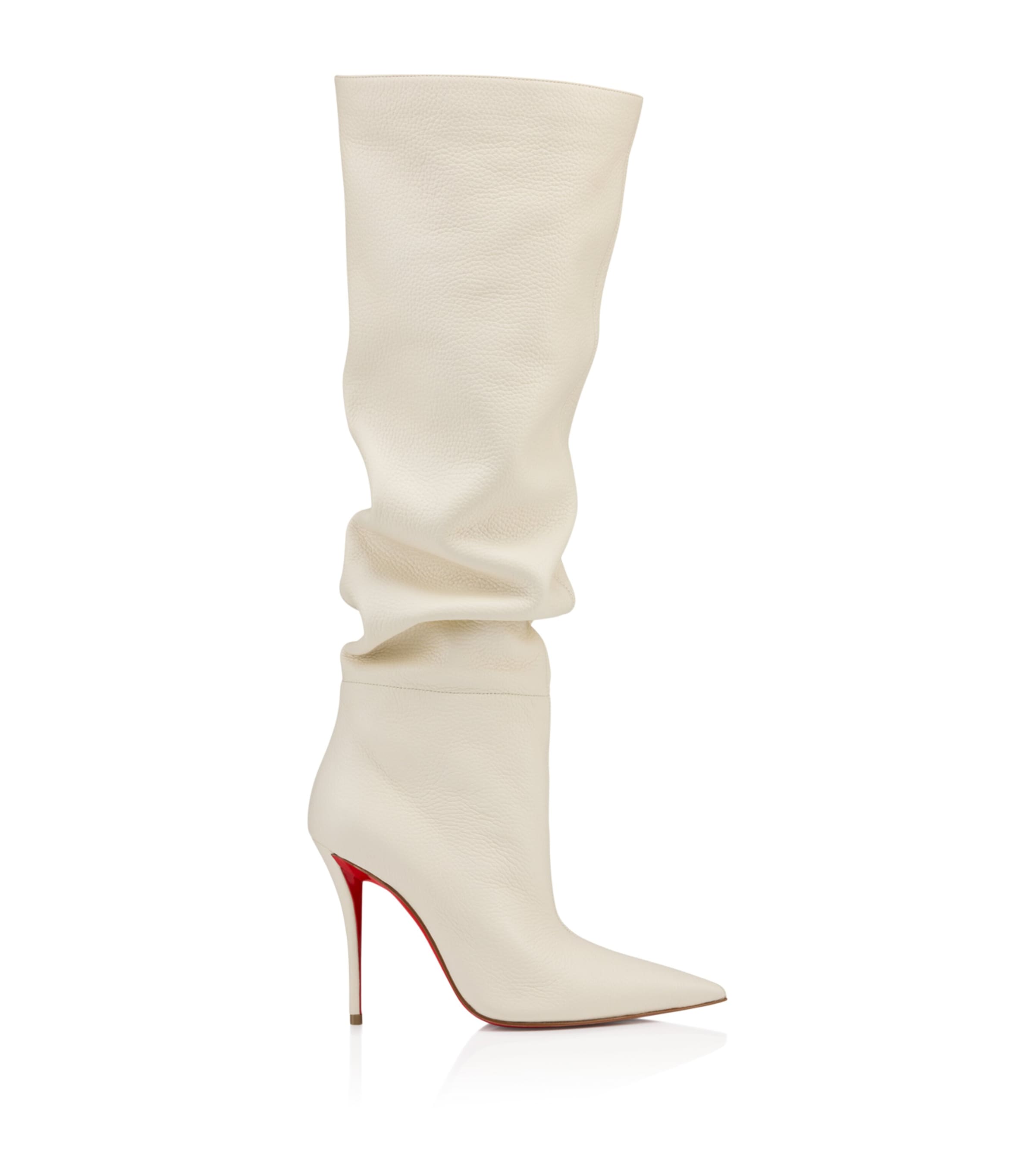 Christian Louboutin Zependris 100 Deer Leather Knee-High Boots