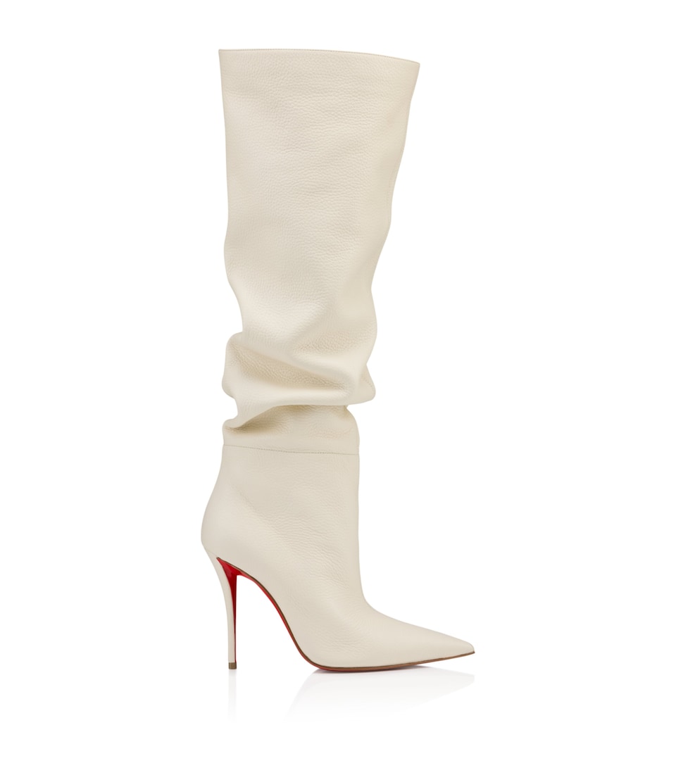 Christian Louboutin Zependris 100 Deer Leather Knee-High Boots