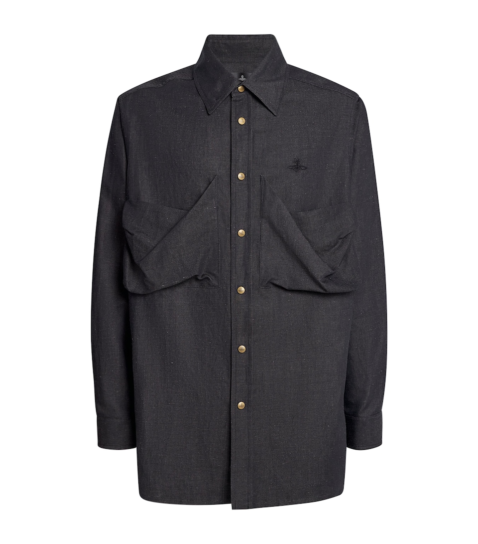Cotton-Linen Achilles Overshirt