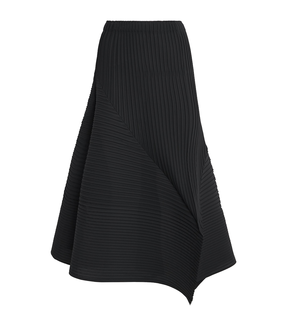 Fold Pleats Maxi Skirt