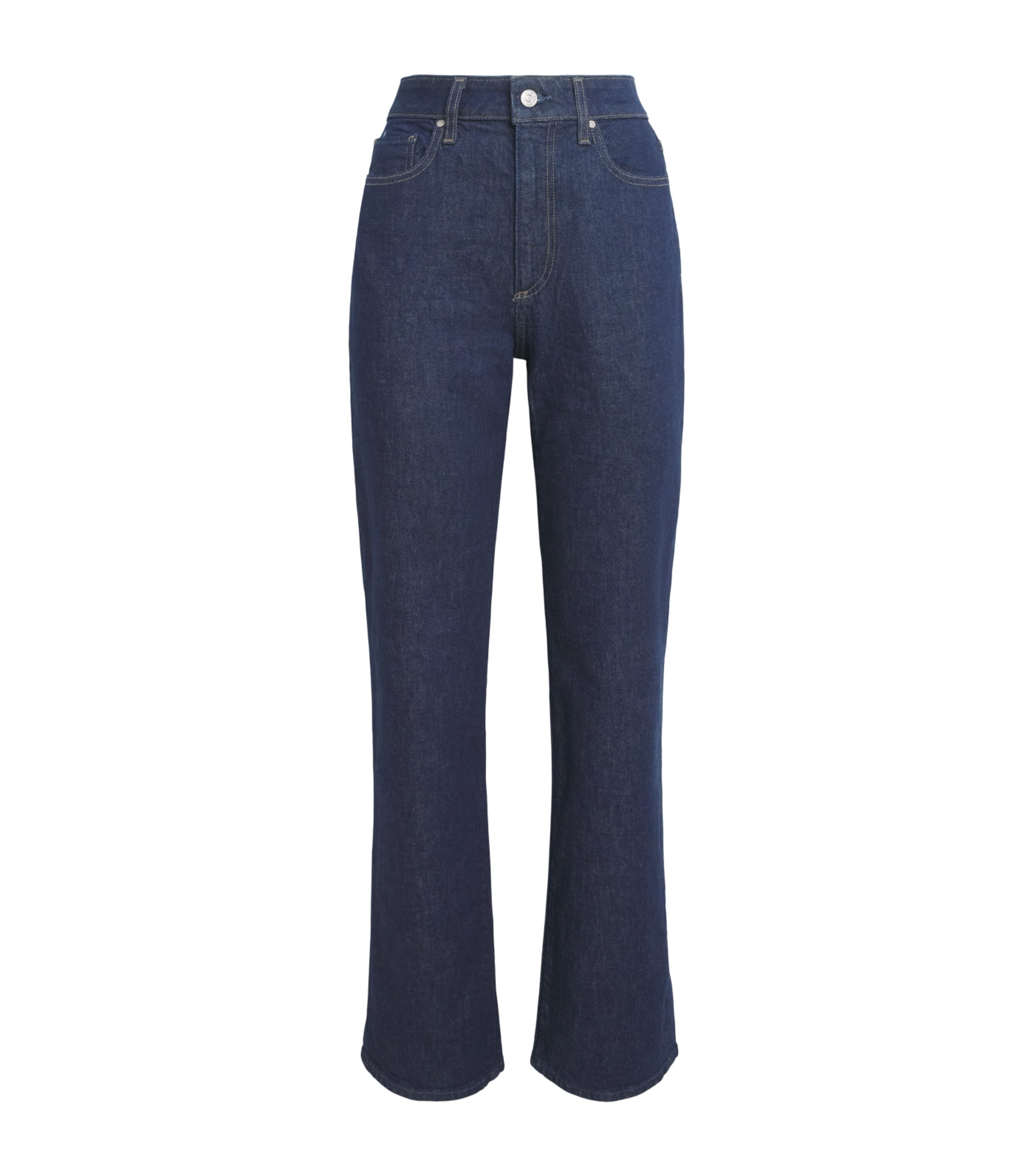 PAIGE Womens Stevie High-Rise Straight Ankle Jeans Amora