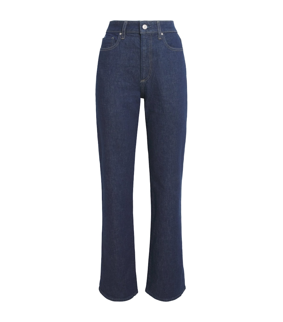 PAIGE Womens Stevie High-Rise Straight Ankle Jeans Amora