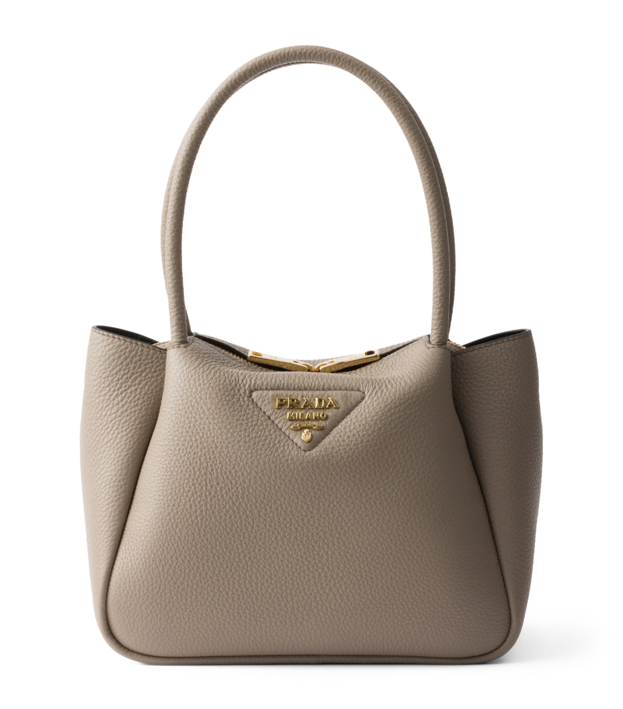 Small Leather Top-Handle Bag