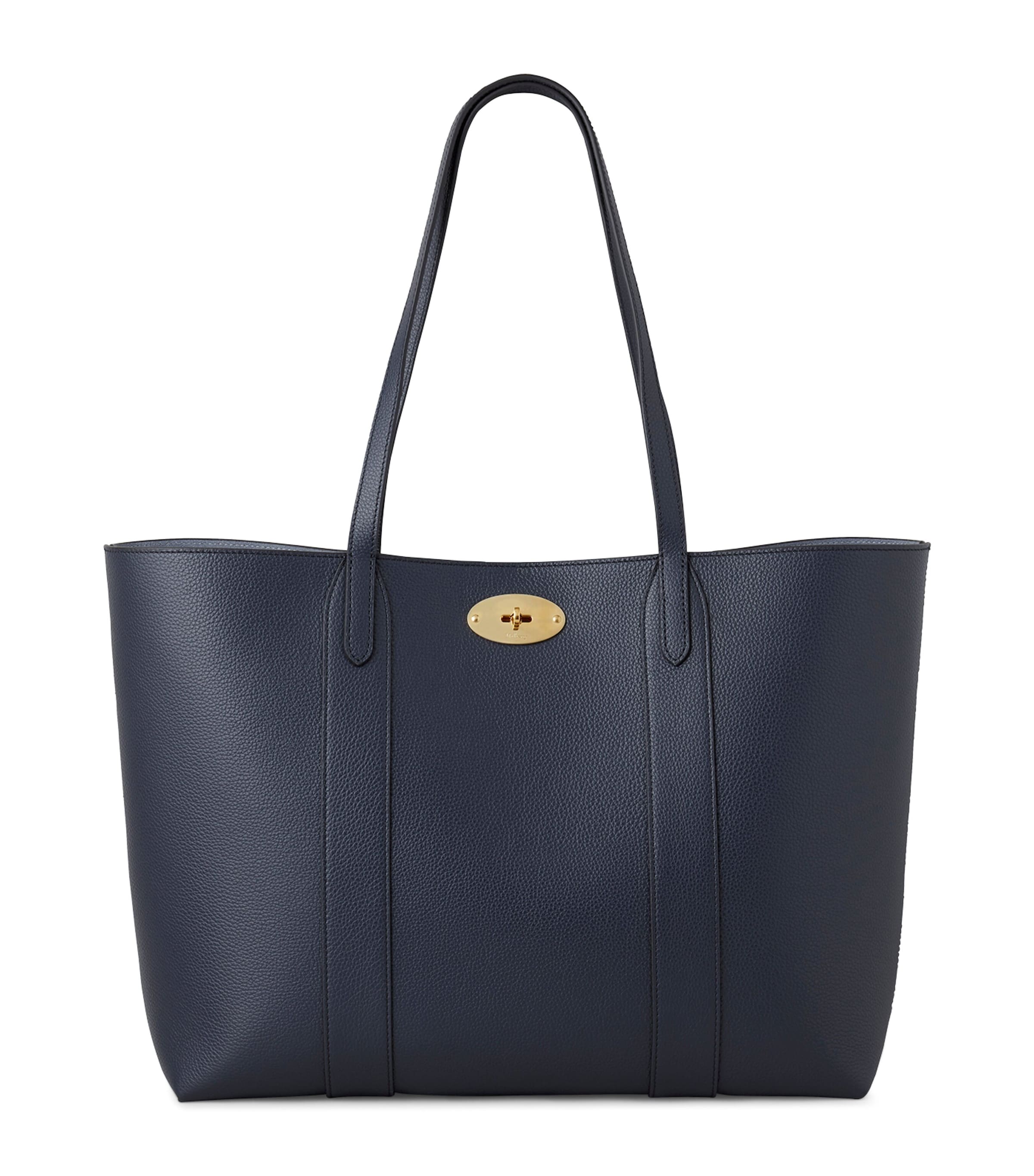 Mulberry Leather Bayswater Tote Bag Night Sky