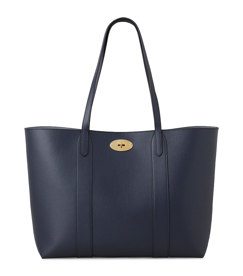 Mulberry Leather Bayswater Tote Bag Night Sky
