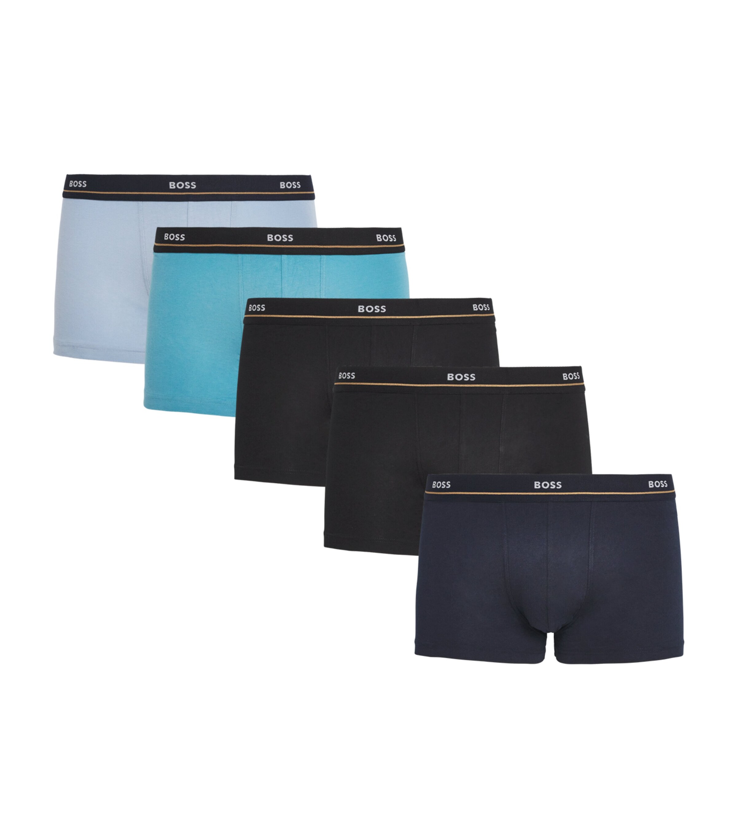 Stretch-Cotton Essential Trunks (Pack of 5)
