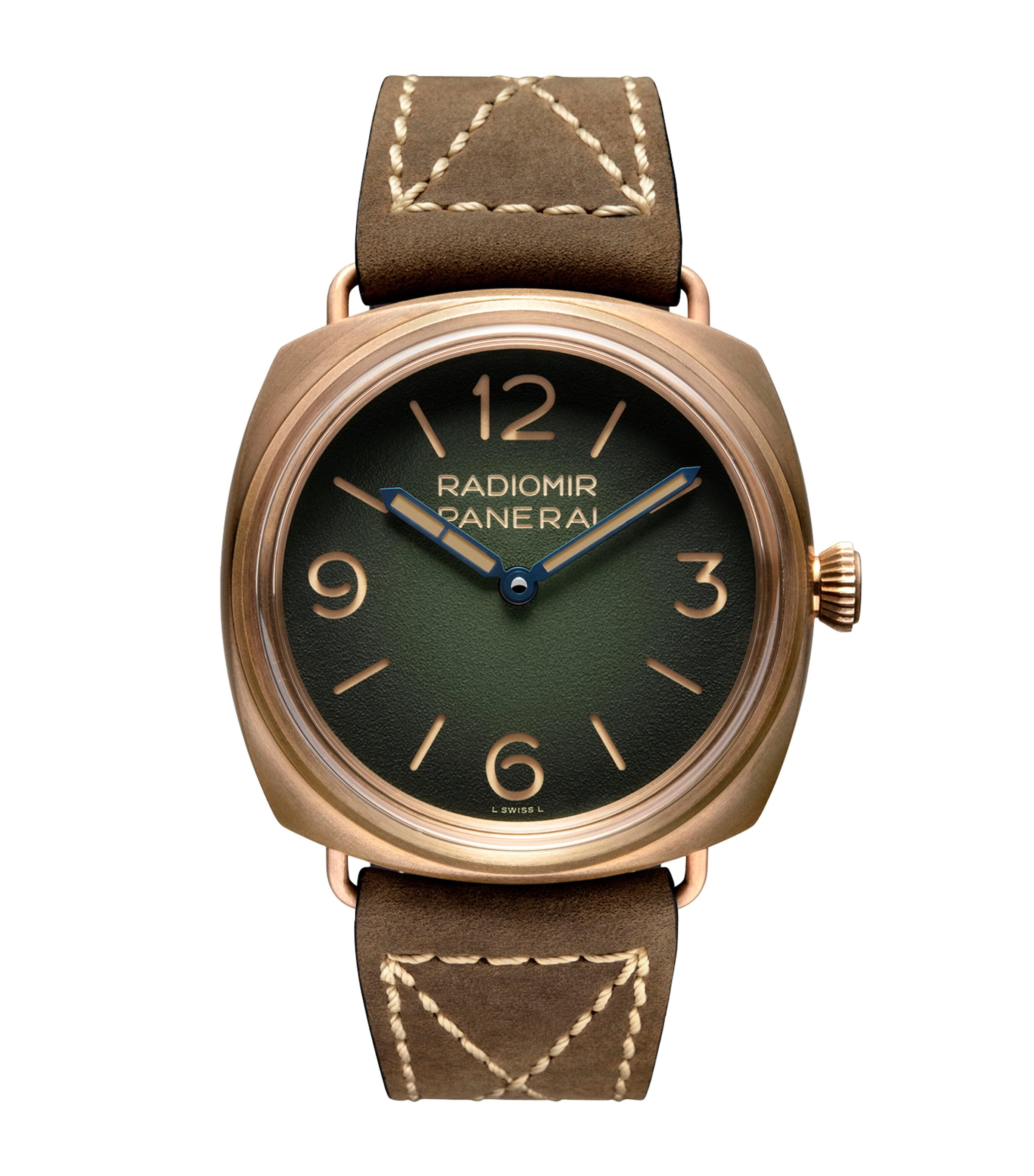 Panerai Bronze Radiomir Bronzo Watch 44mm Green