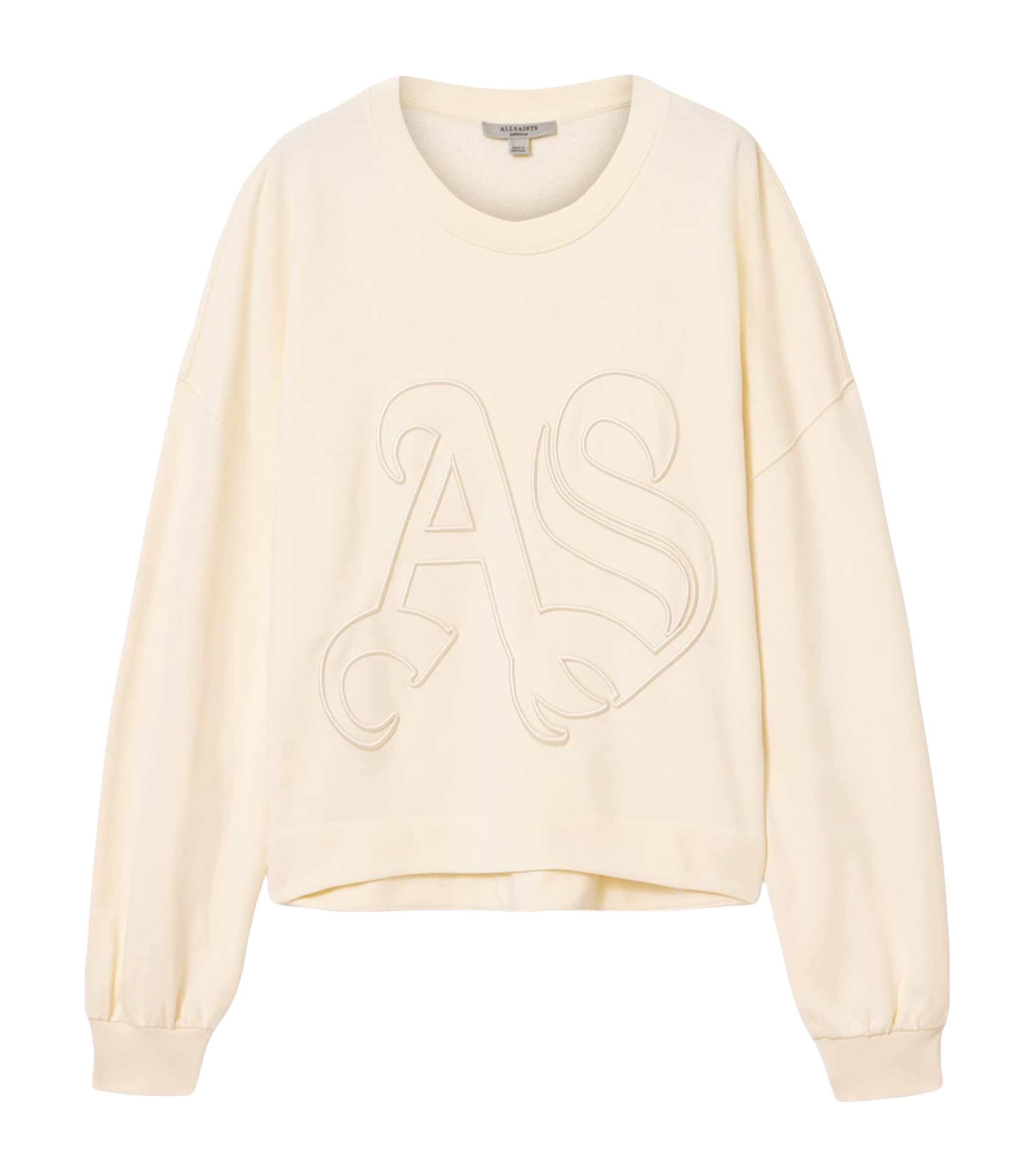 Cotton Logo Lila Sweatshirt