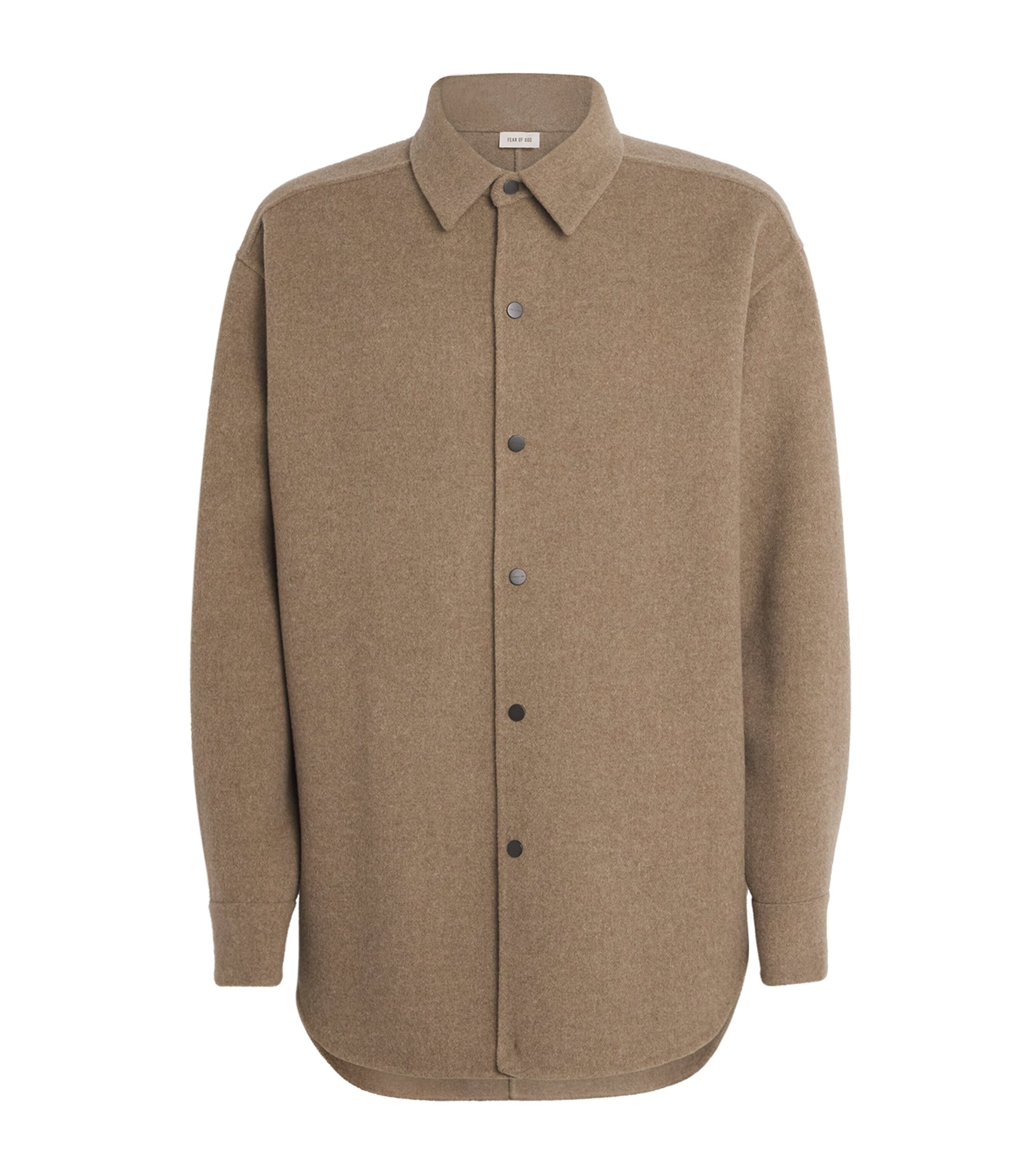 Virgin Wool-Cashmere Overshirt