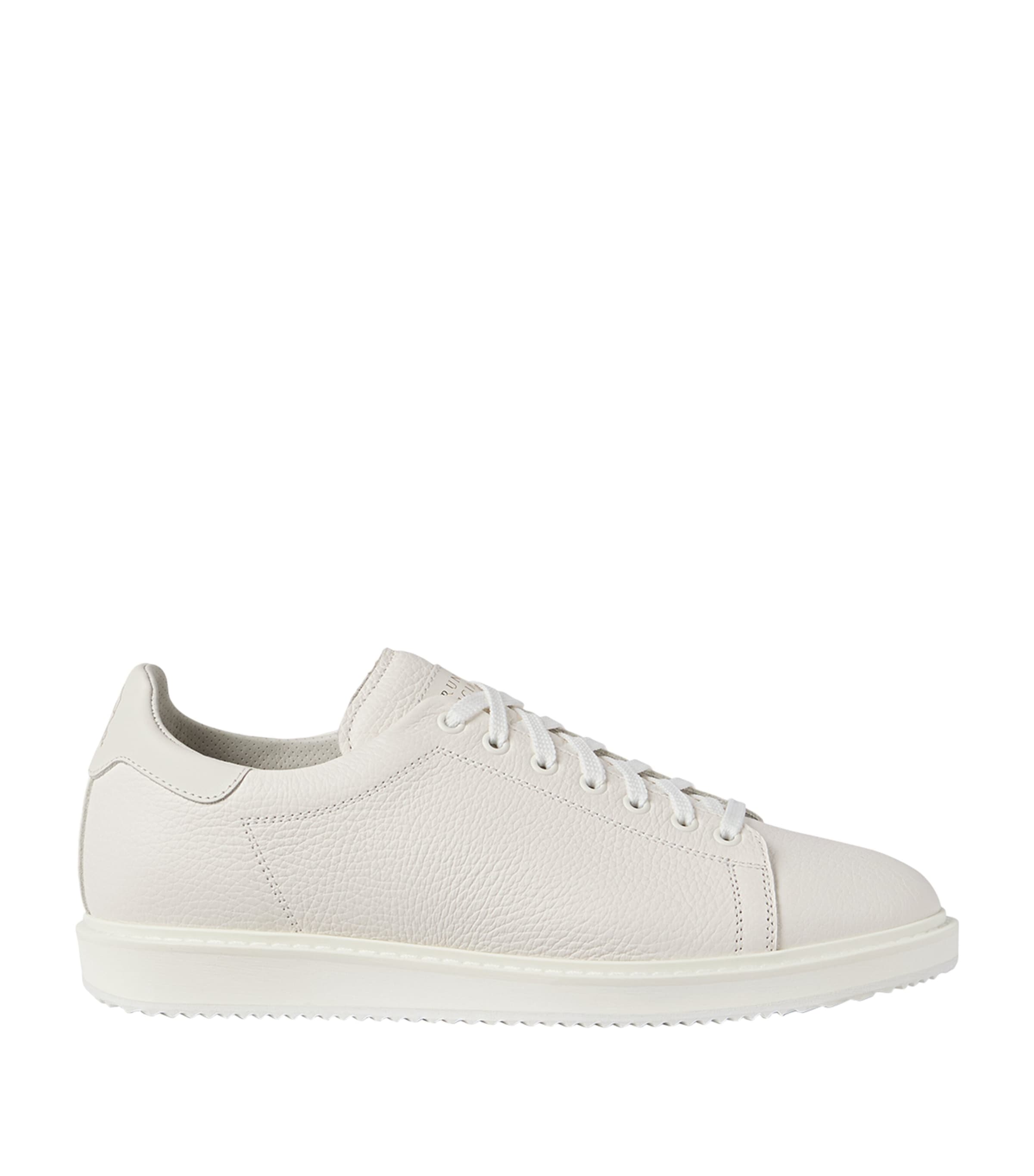 Brunello Cucinelli Leather Lace-Up Sneakers