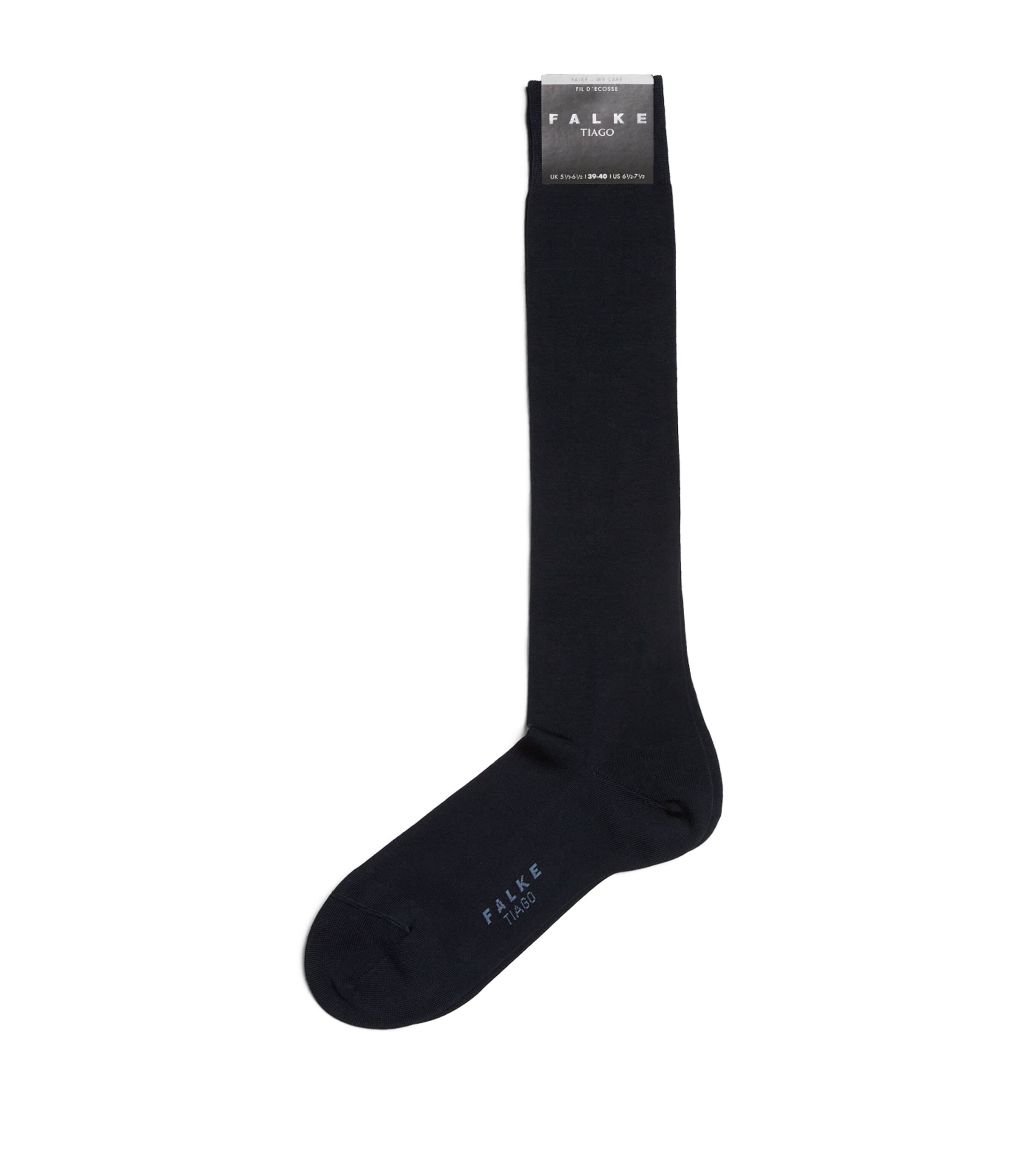 Falke Mens Long Tiago Socks Dark Navy