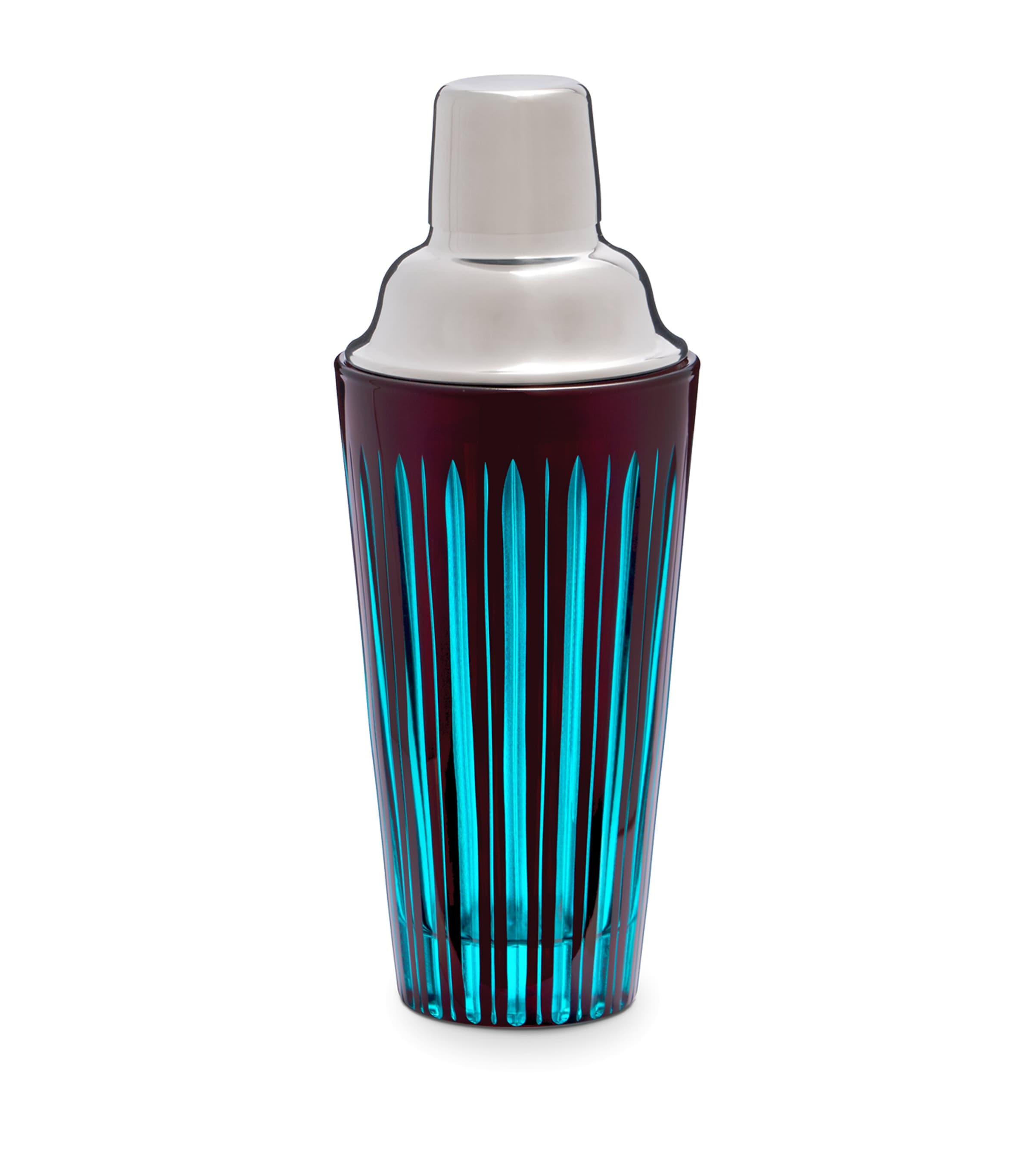 L'Objet Porcelain Prism Cocktail Shaker Bordeaux
