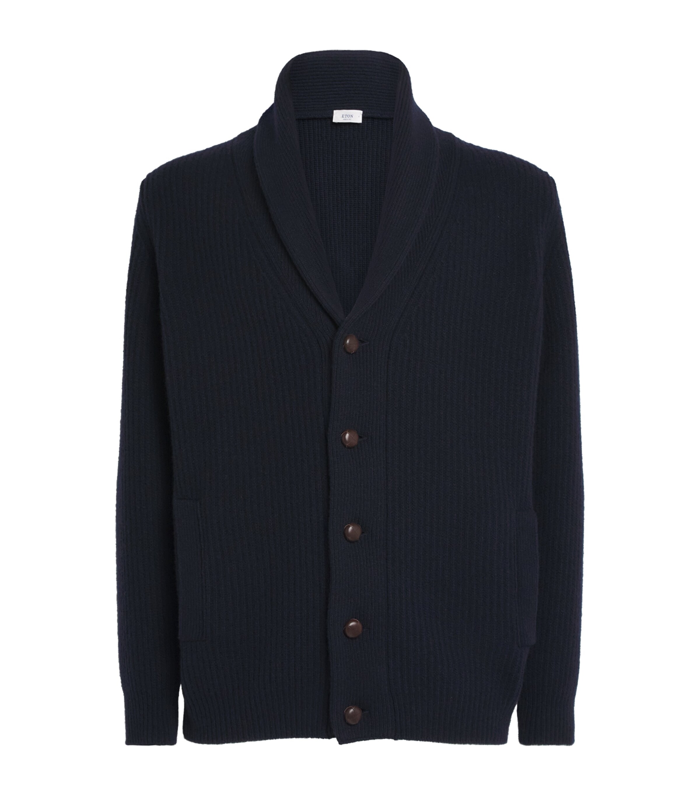 Wool Shawl-Collar Cardigan