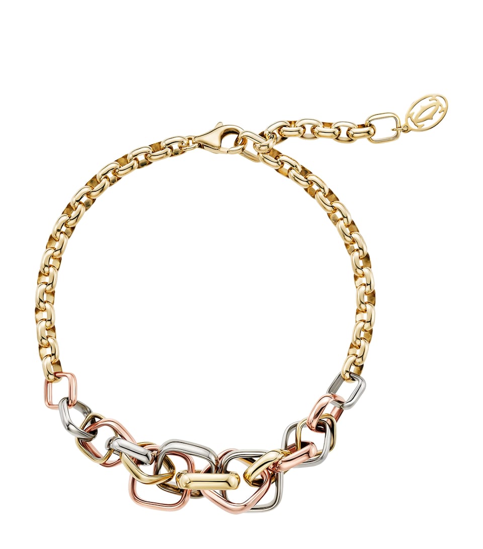 Mixed Gold Trinity Bracelet