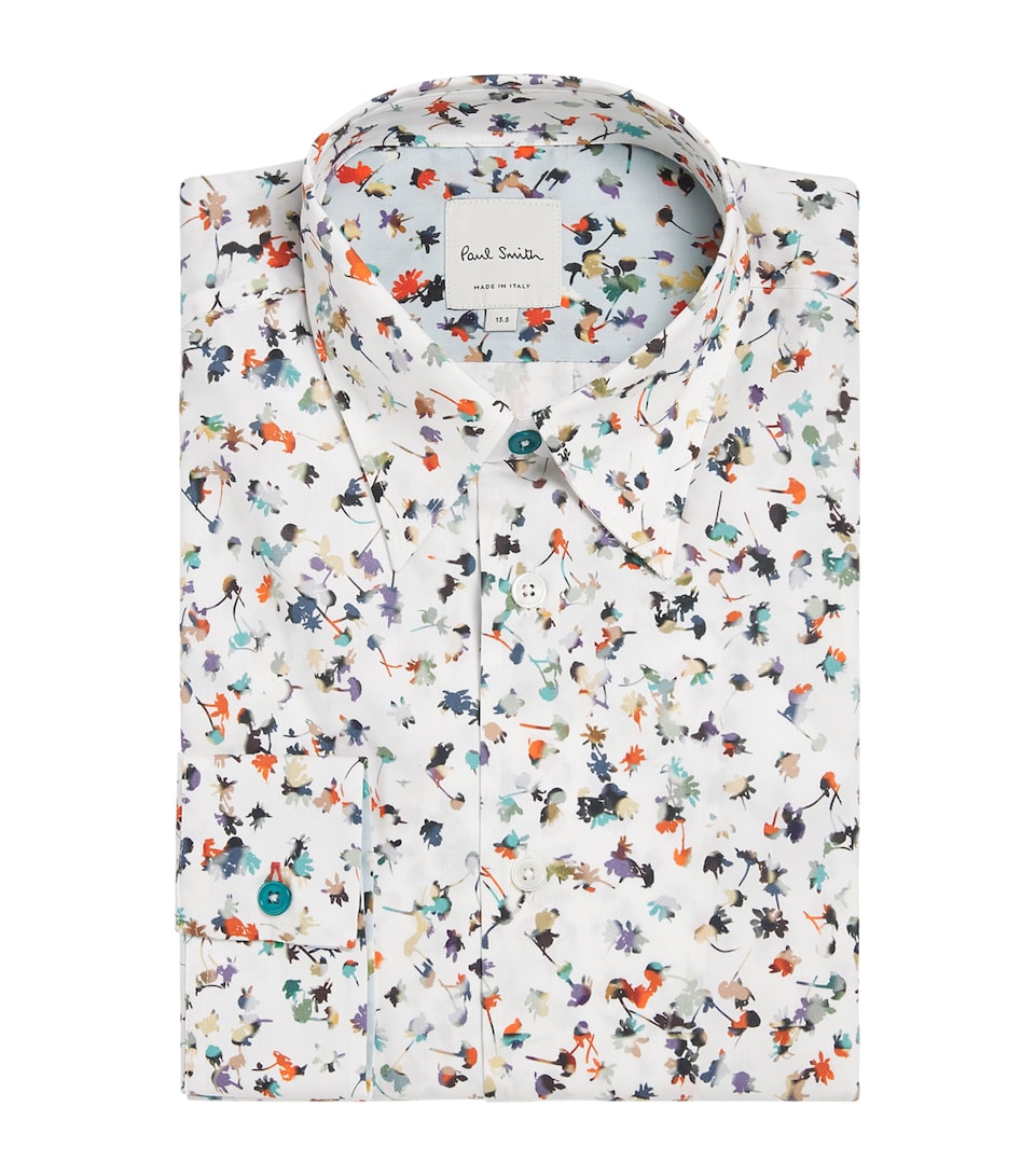 Cotton-Blend Printed Shirt