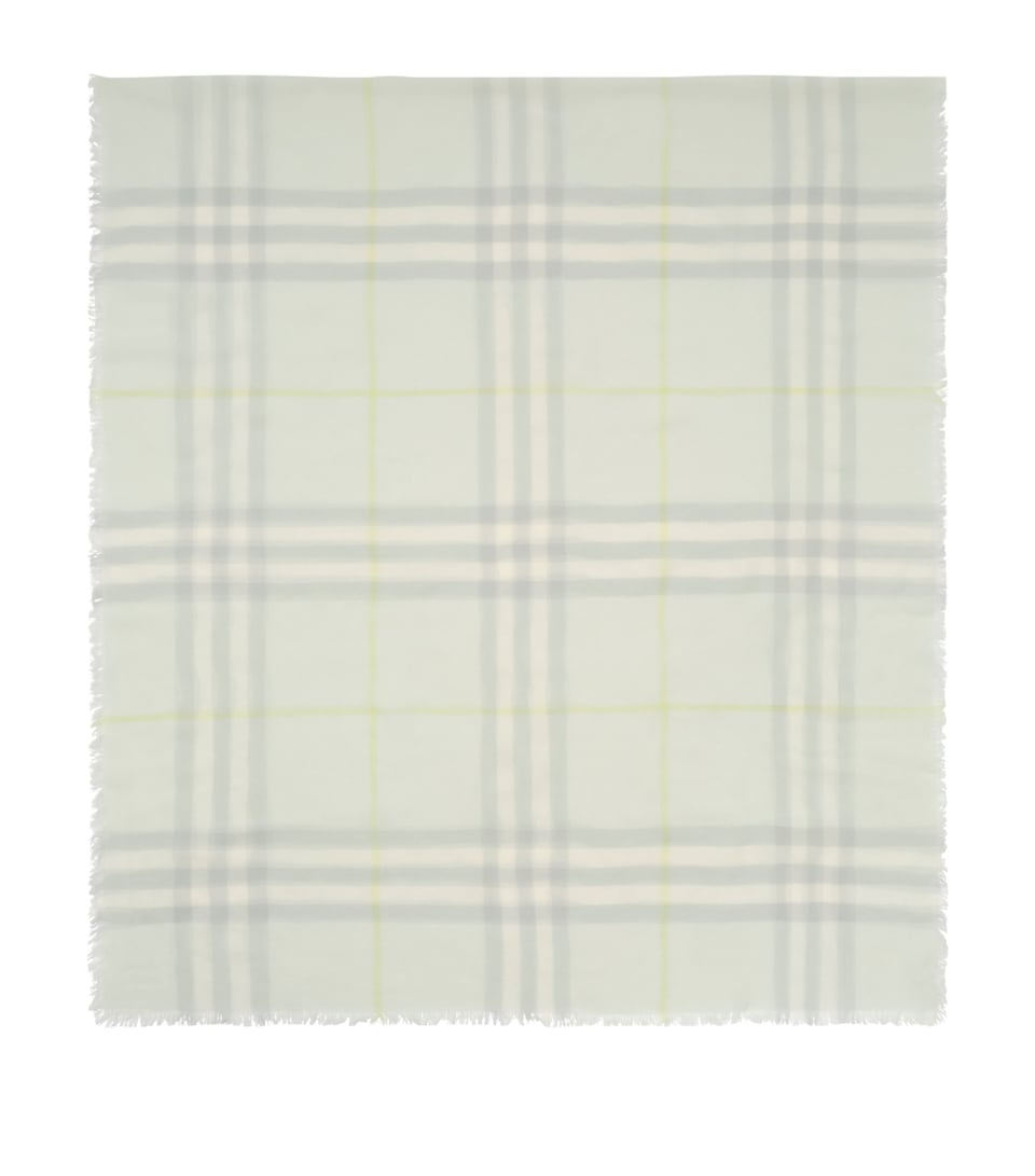 Wool Check Scarf