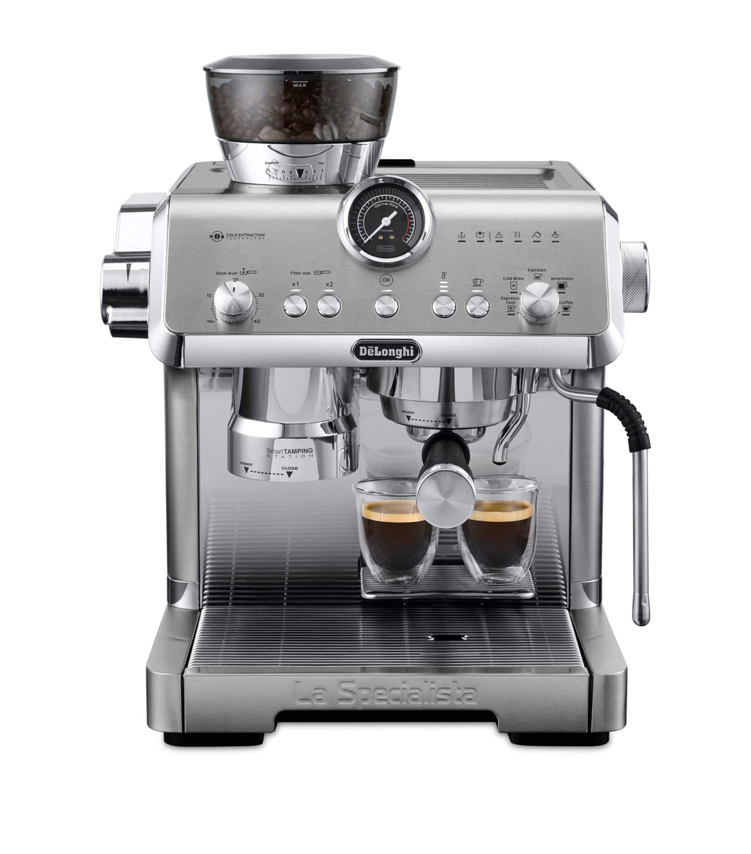 De'Longhi La Specialista Opera Coffee Machine Silver