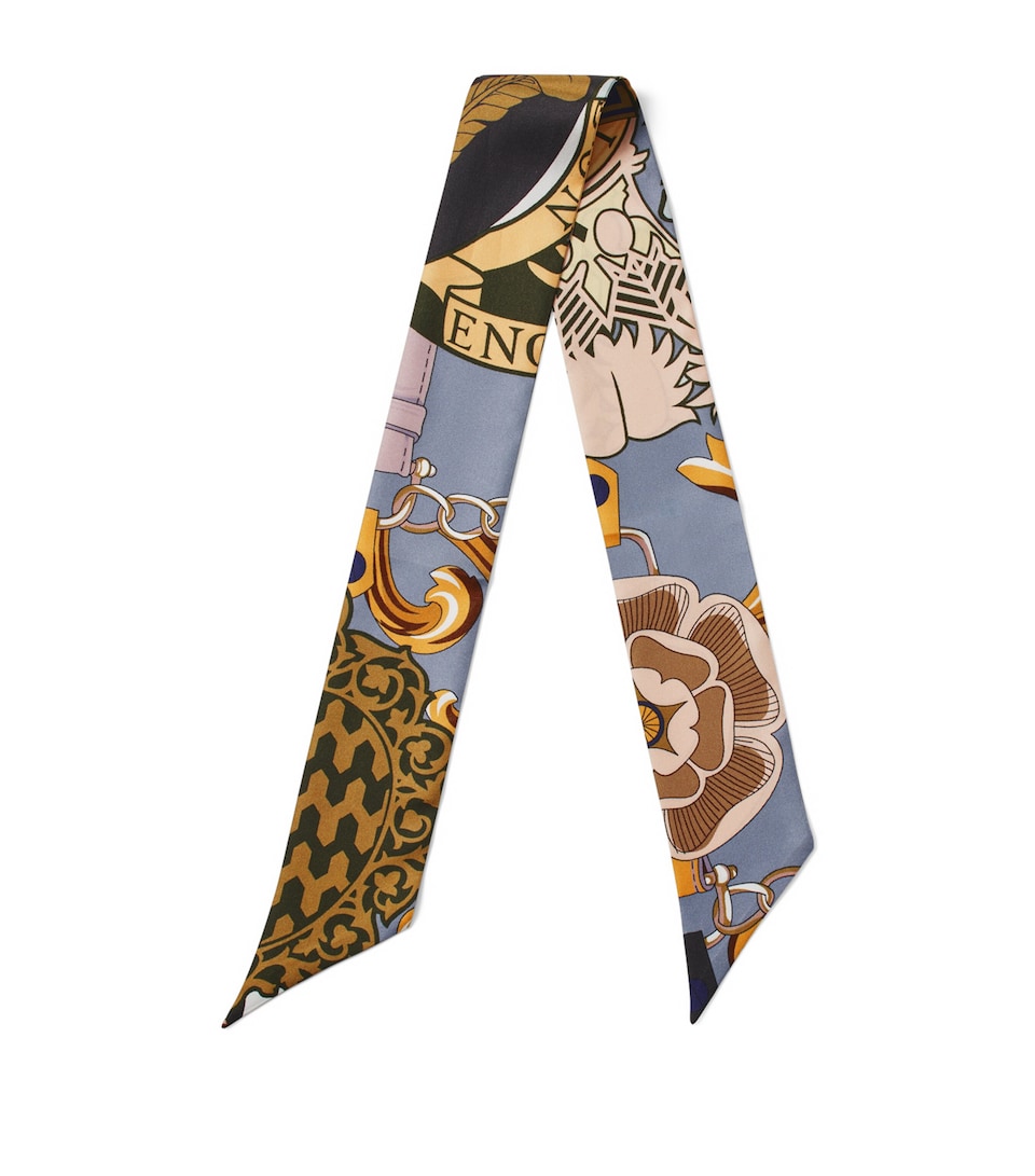 Silk Shield Skinny Scarf