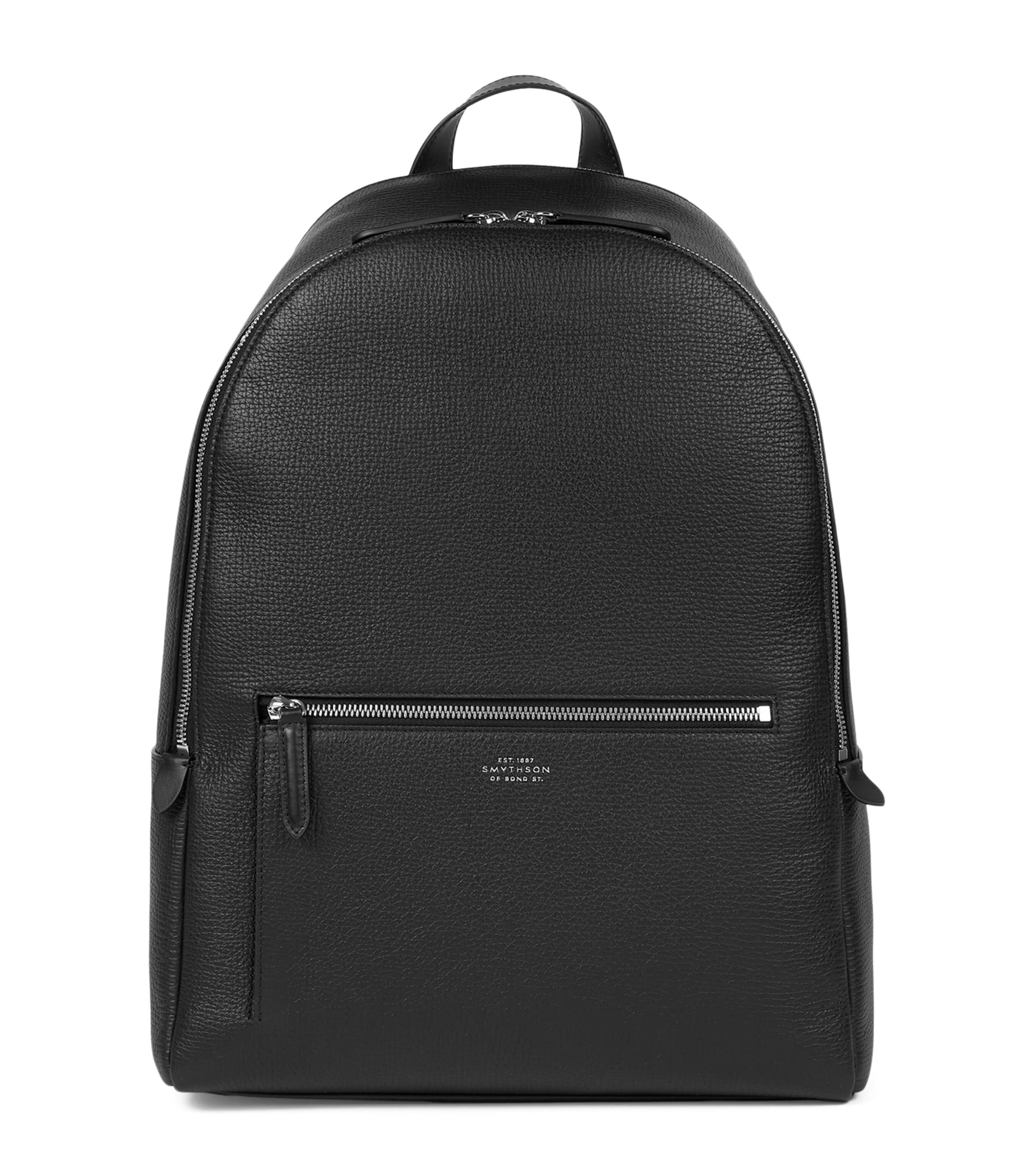 Smythson Leather Ludlow Backpack Black