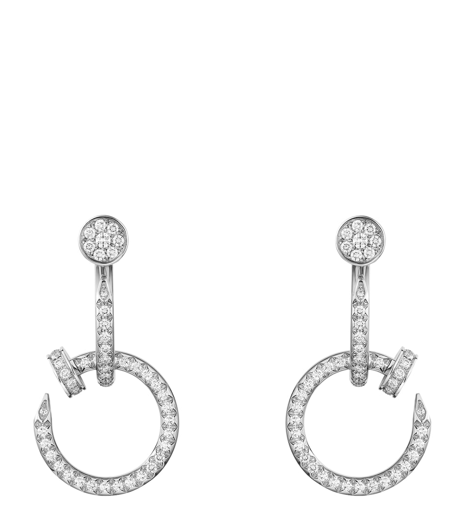 Cartier White Gold and Diamond Juste un Clou Earrings White Gold