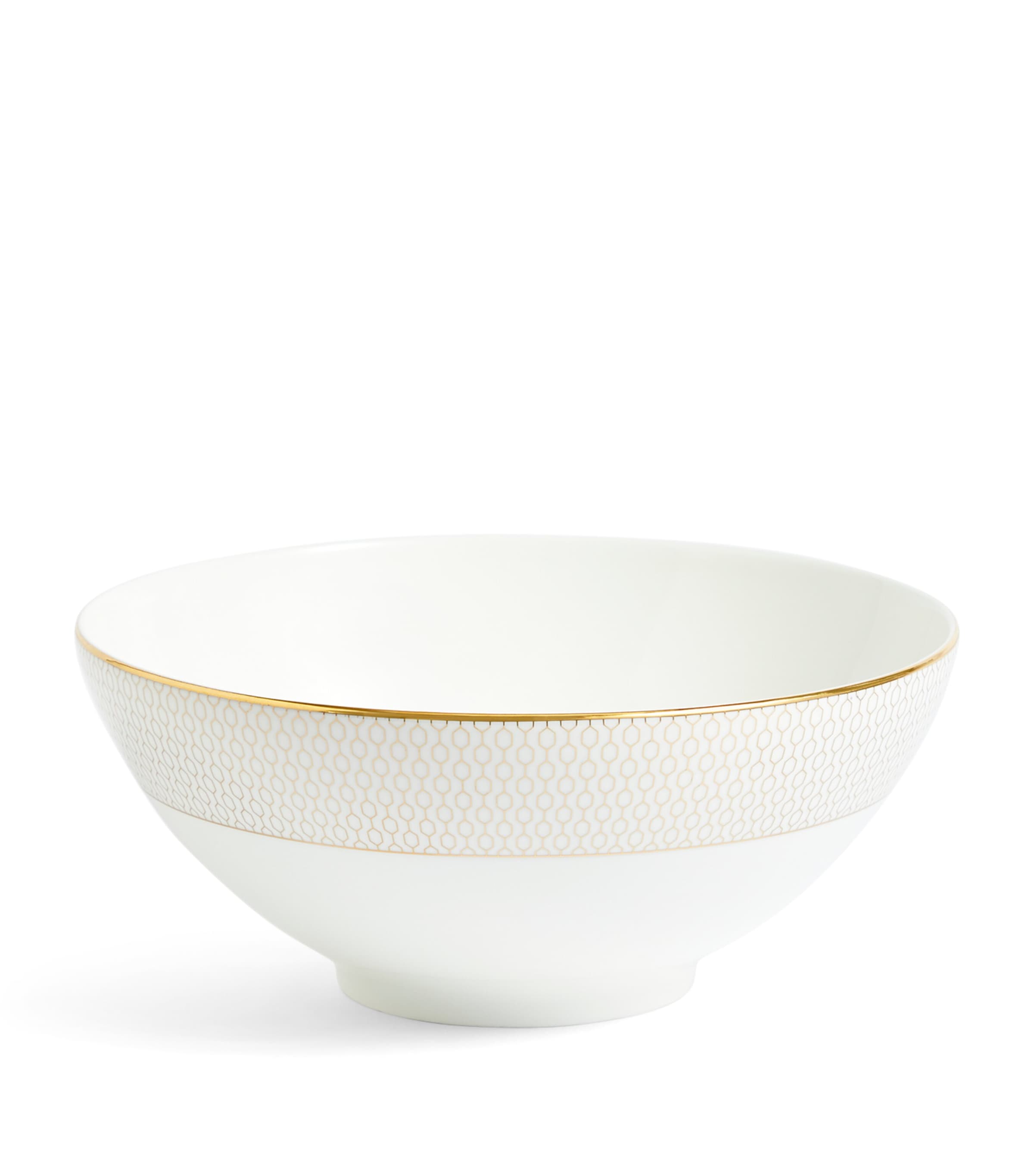 Gold-Trim Gio Soup Bowl (20cm)