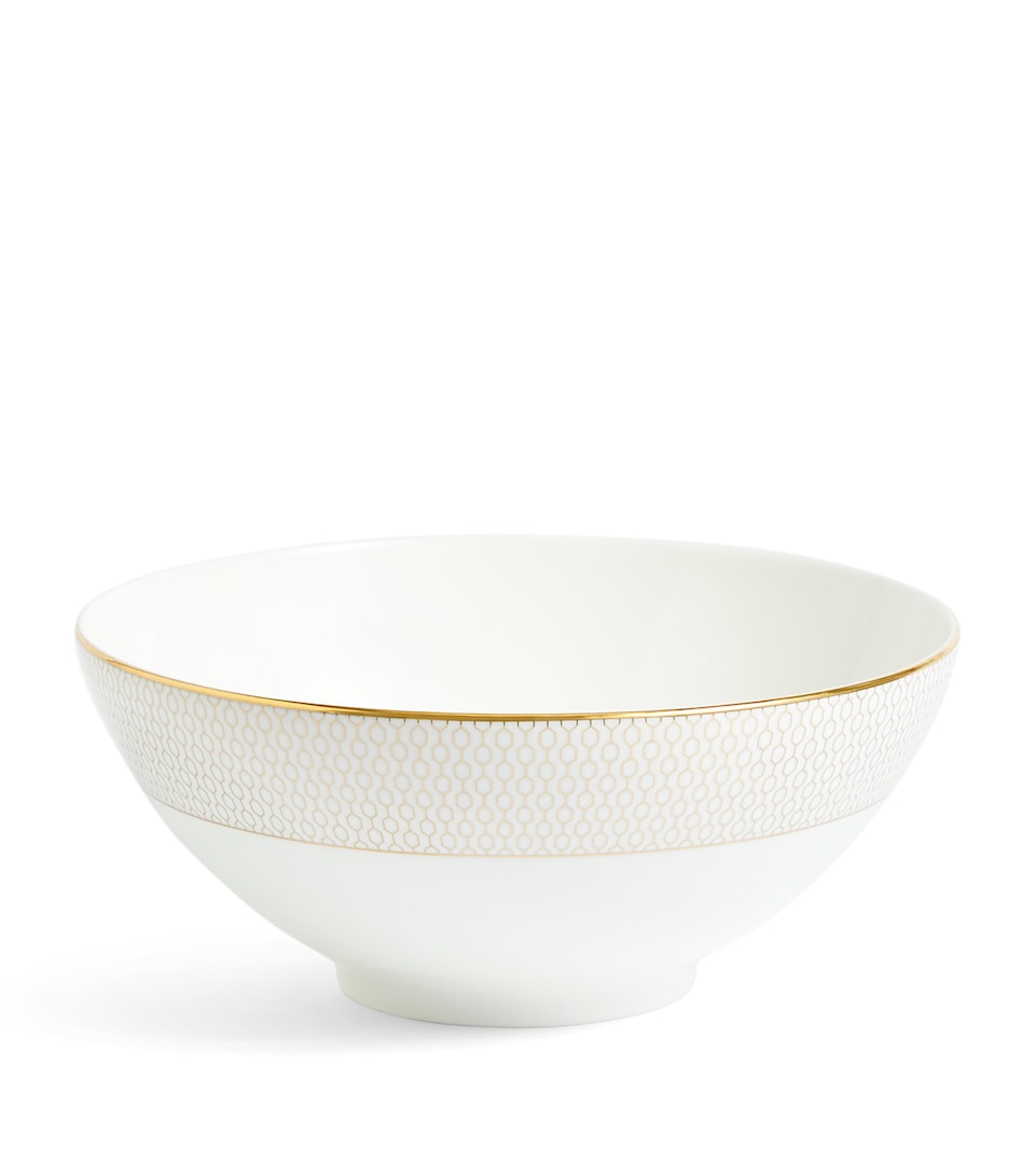 Gold-Trim Gio Soup Bowl (20cm)