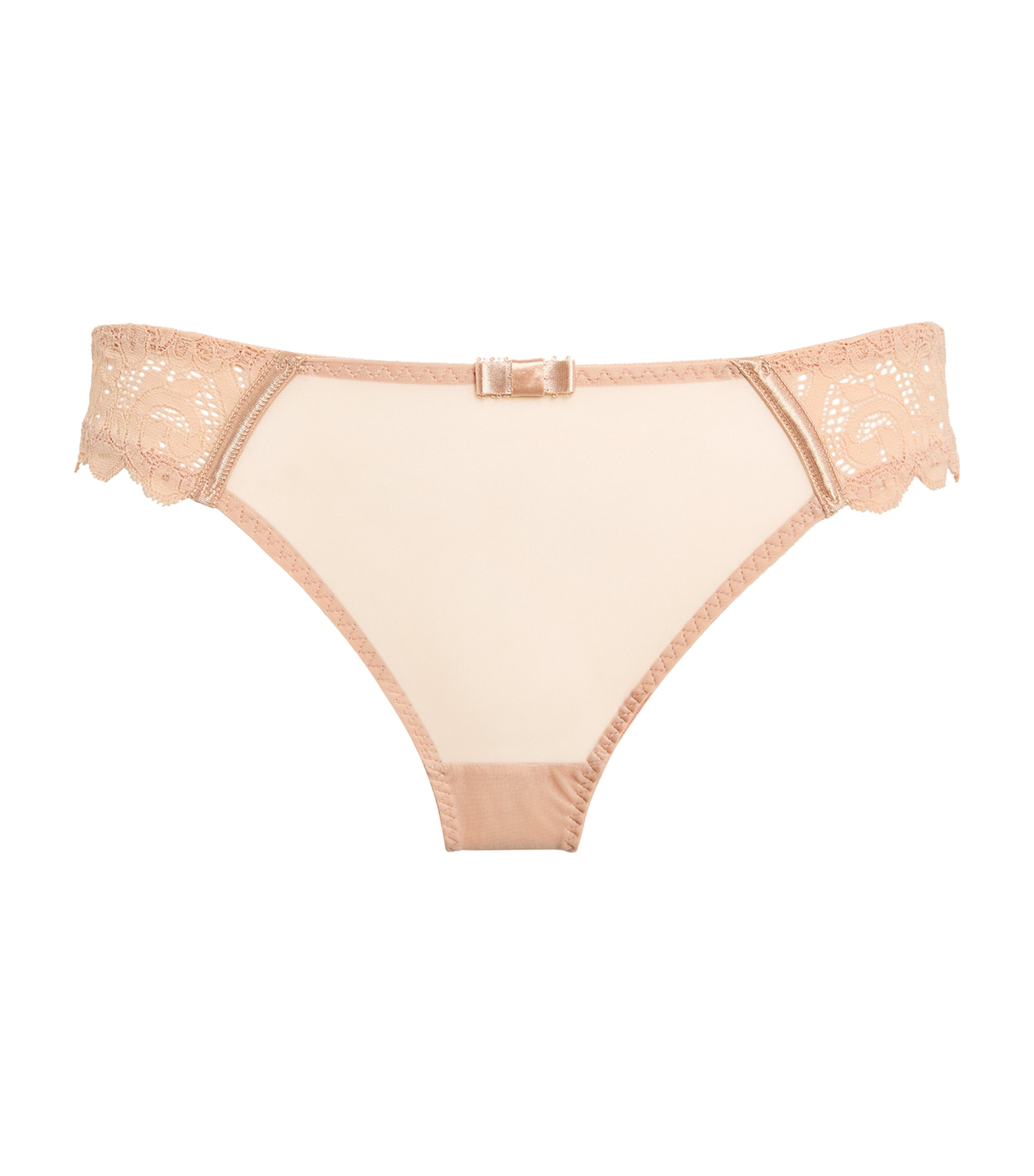 Maison Lejaby Womens Lace-Detail Gaby Briefs Rose Fume