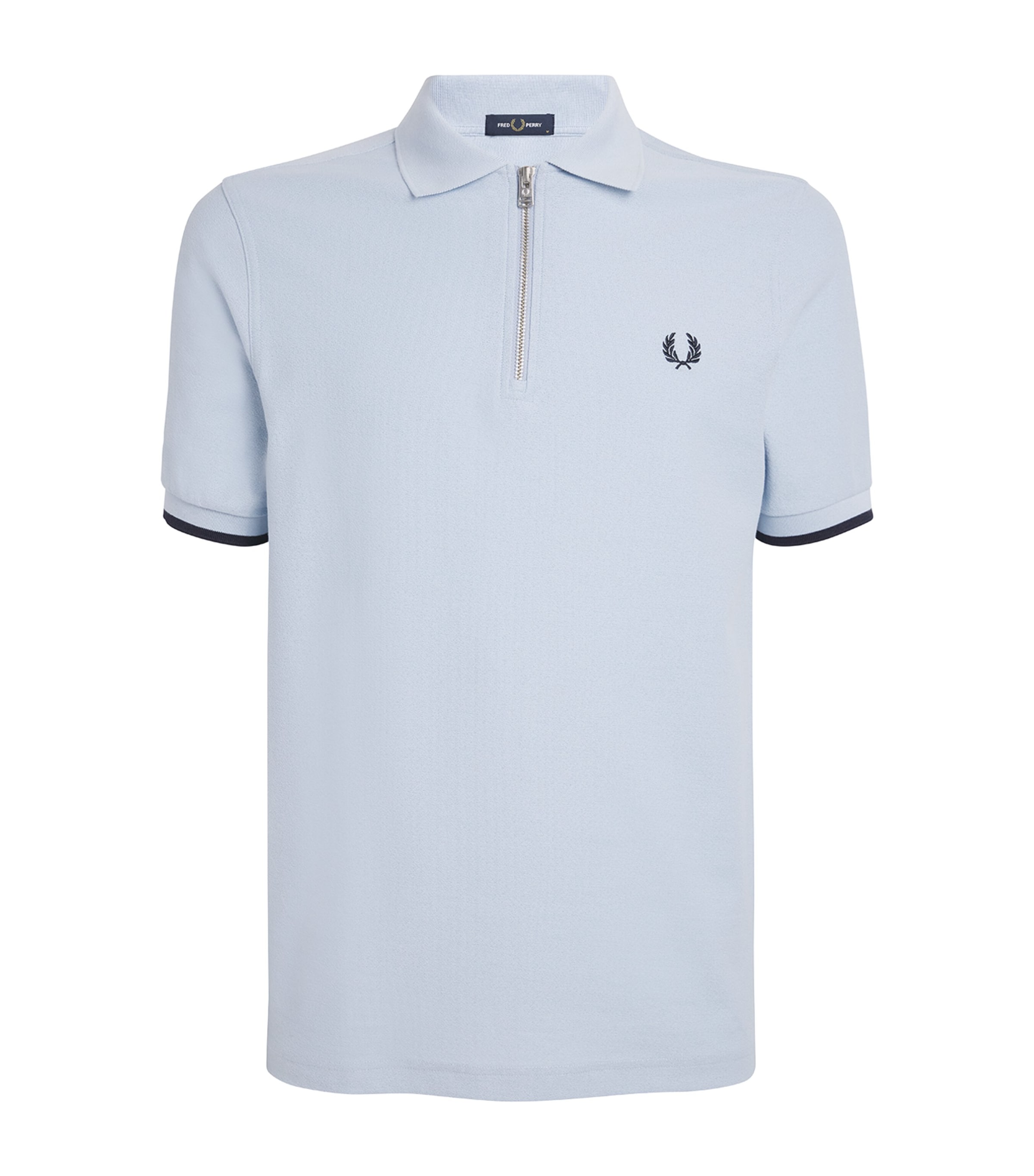 Cotton Crepe Piqué Polo Shirt