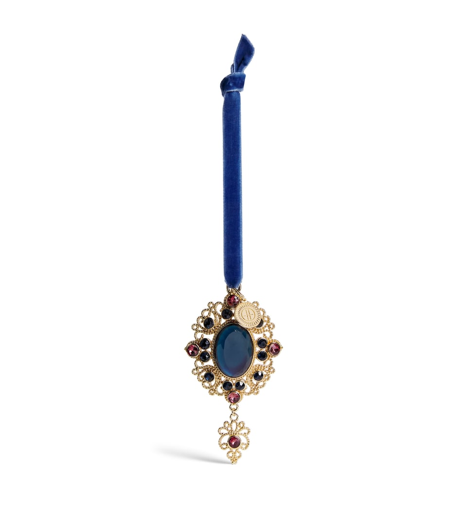 Harrods Jewelled Cameo Tree Decoration