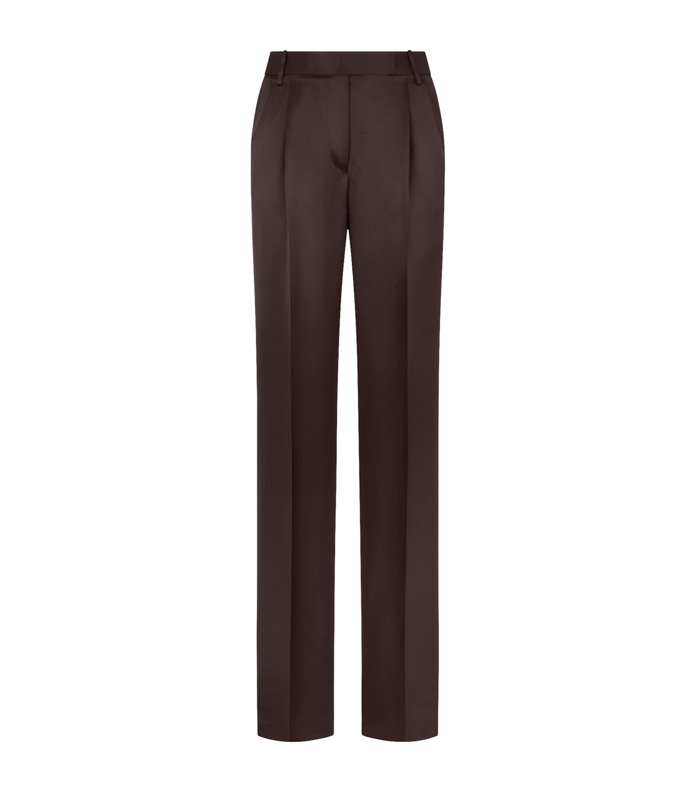 TOM FORD Womens Silk Tailored Trousers Ech