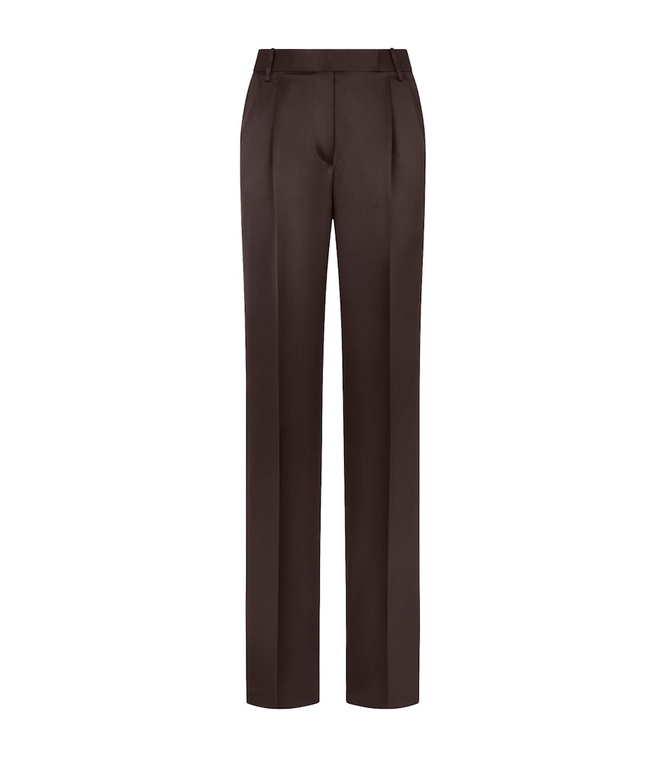 TOM FORD Womens Silk Tailored Trousers Ech