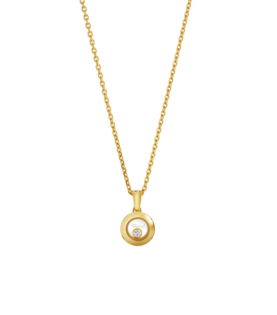 Yellow Gold and Diamond Happy Diamonds Icons Pendant