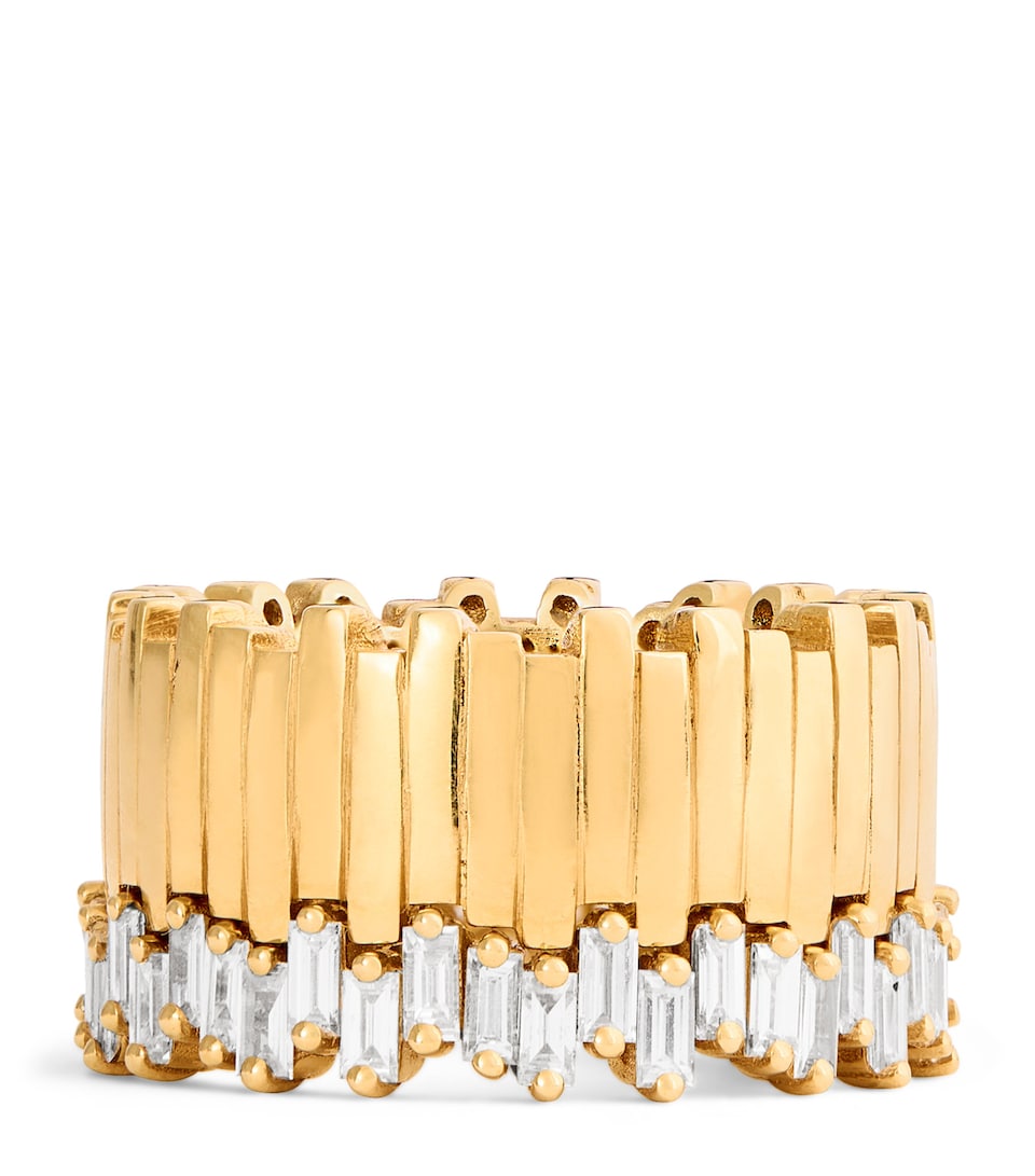 Yellow Gold and Diamond Milli Stacker Eternity Ring