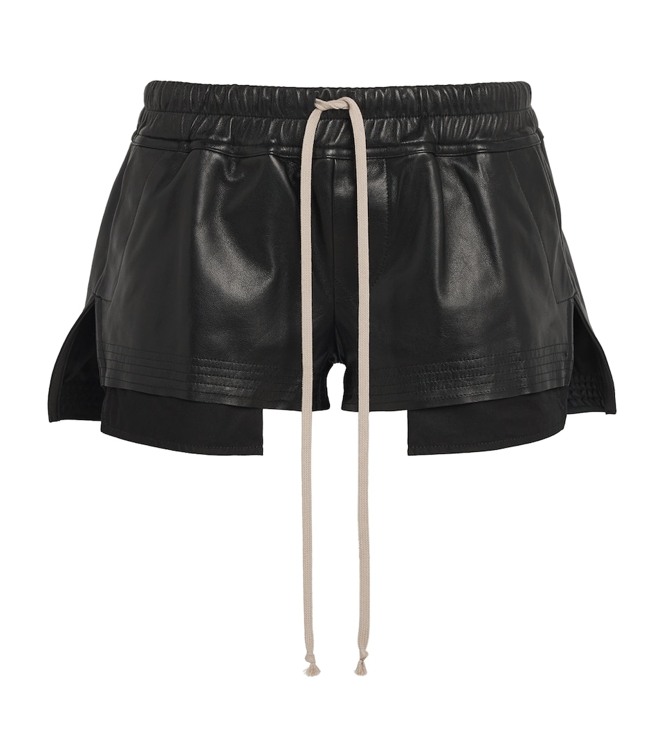 Rick Owens Womens Fox Boxer Shorts Black